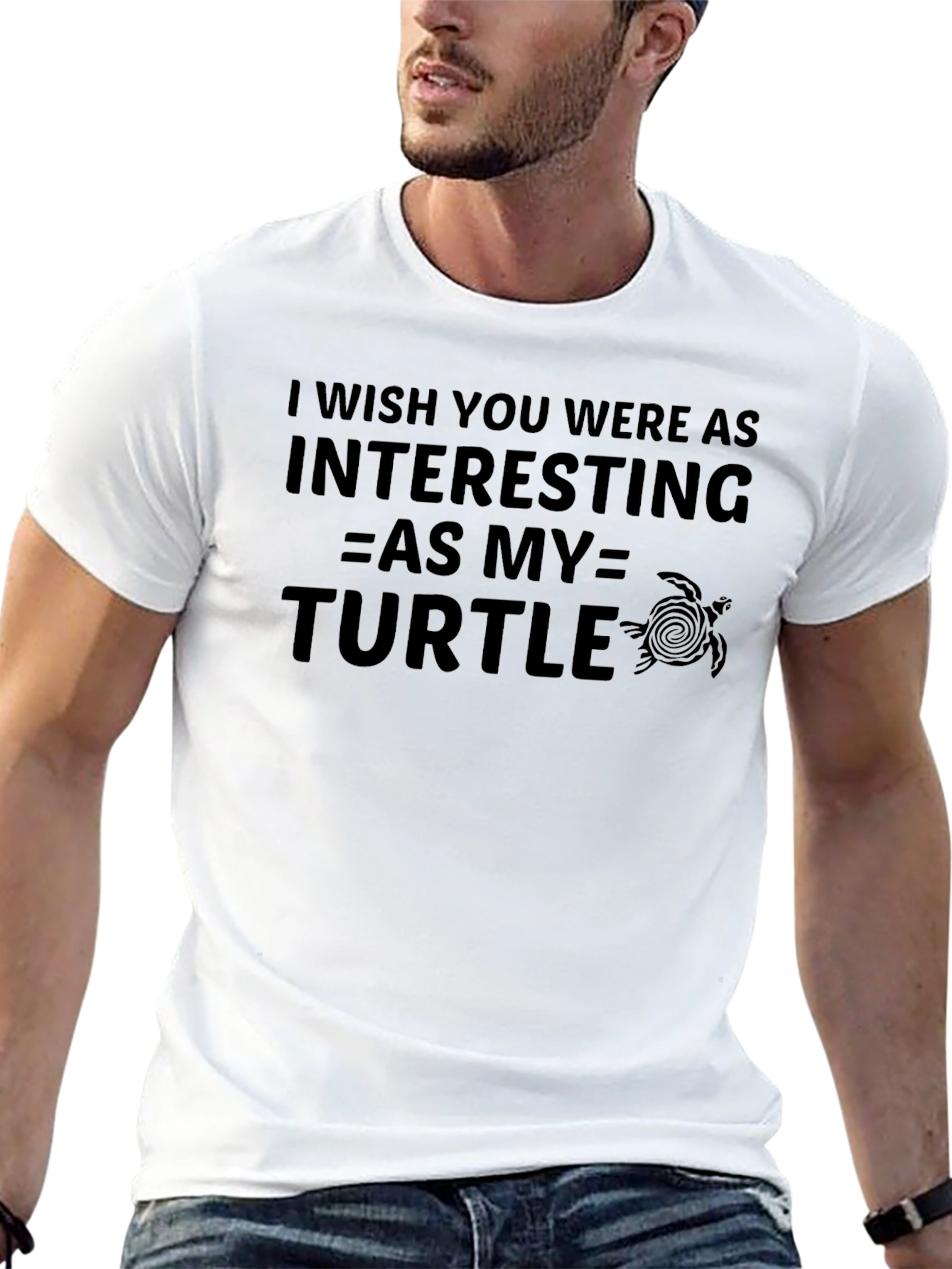 Funny Turtle T-Shirt: I Wish You Were As Interesting