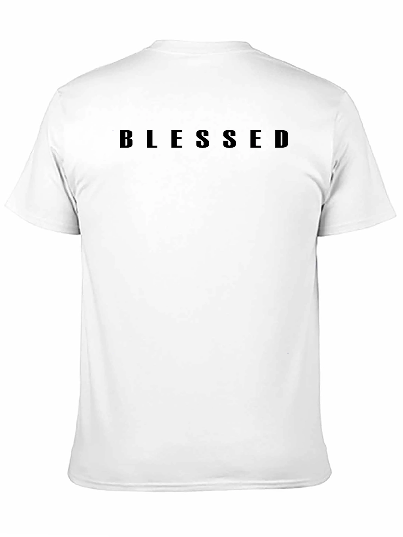 Blessed Black Graphic T-Shirt for Men
