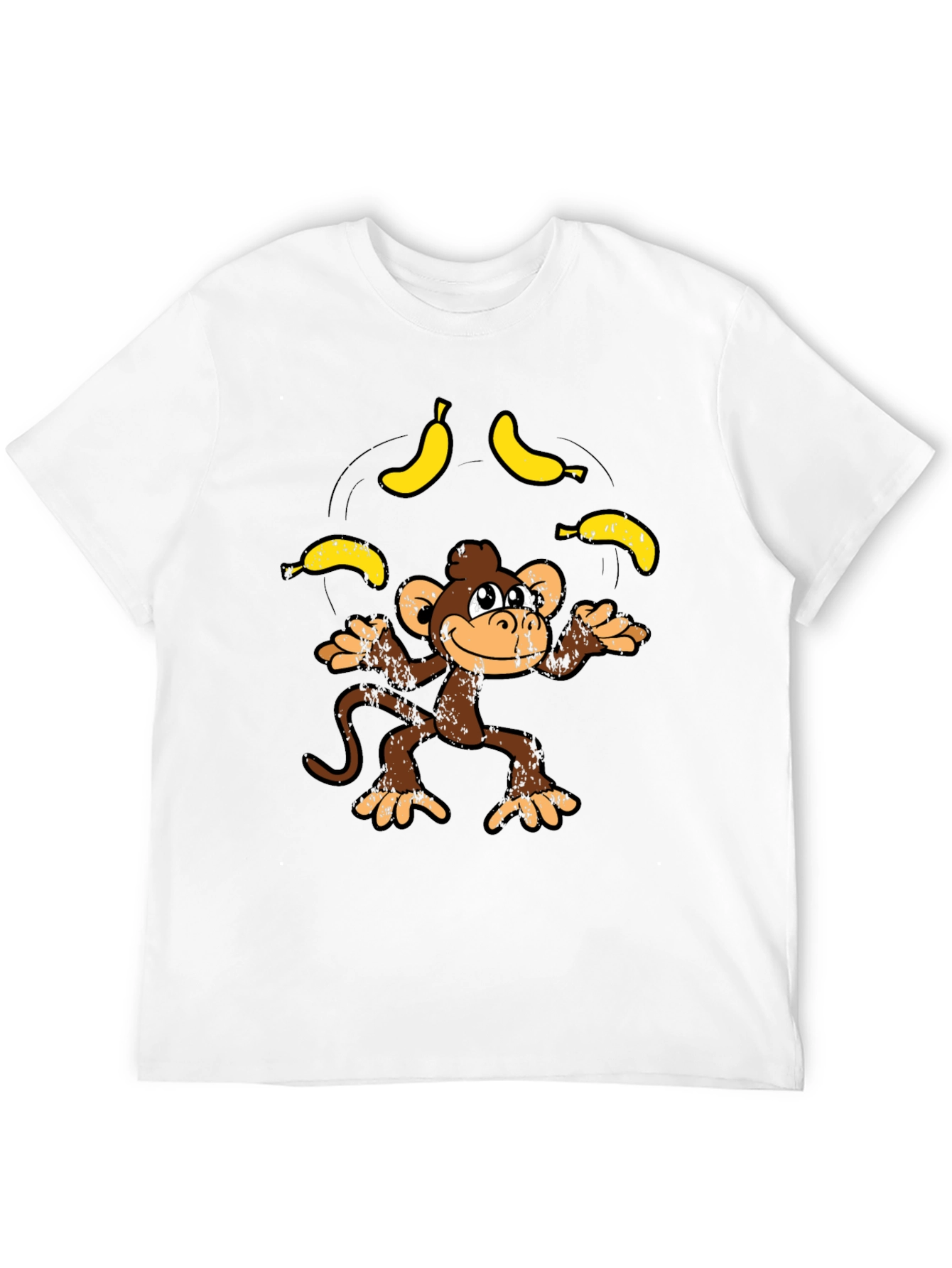Monkey Juggling Bananas Graphic Tee