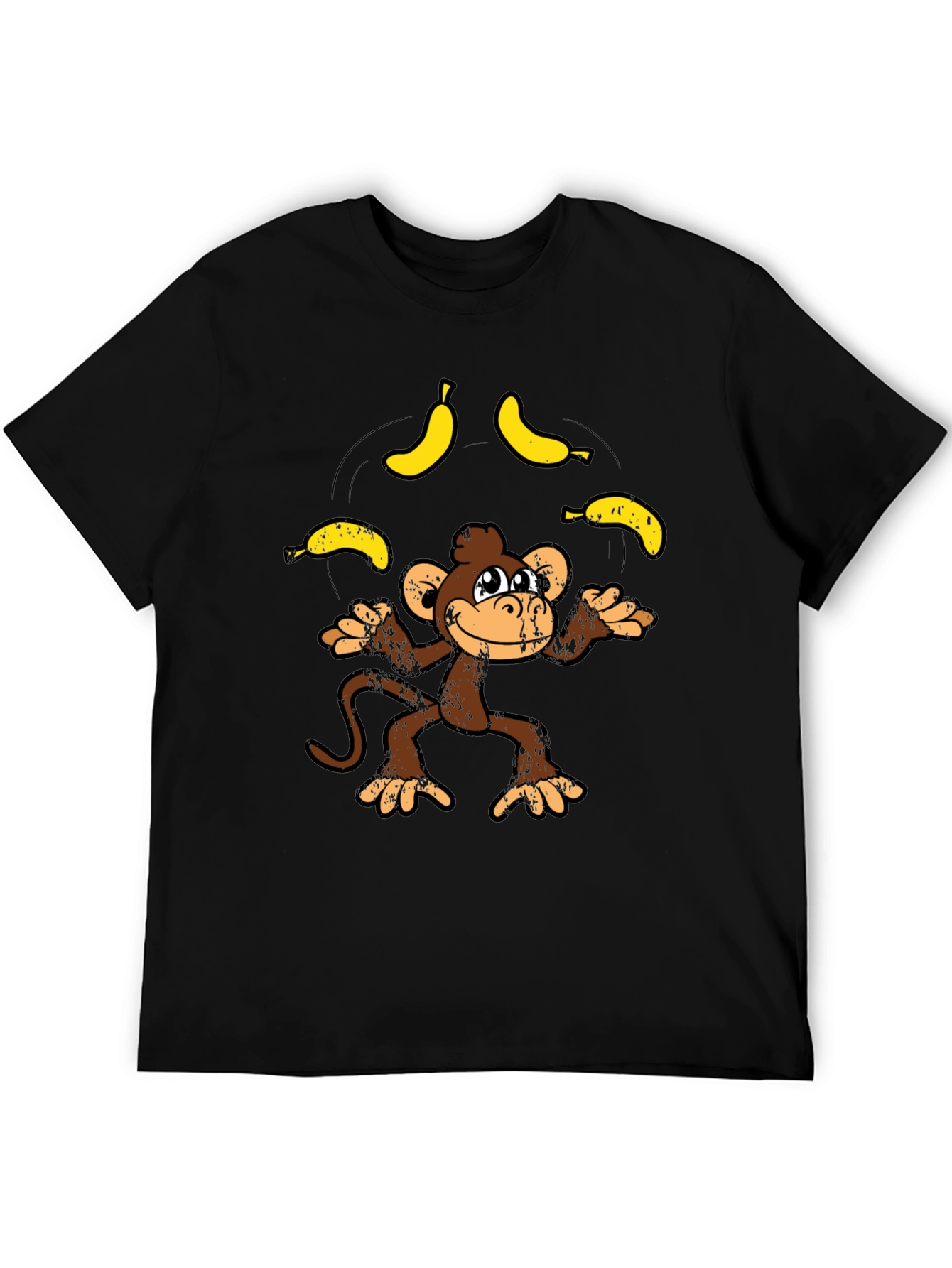 Monkey Juggling Bananas Graphic Tee
