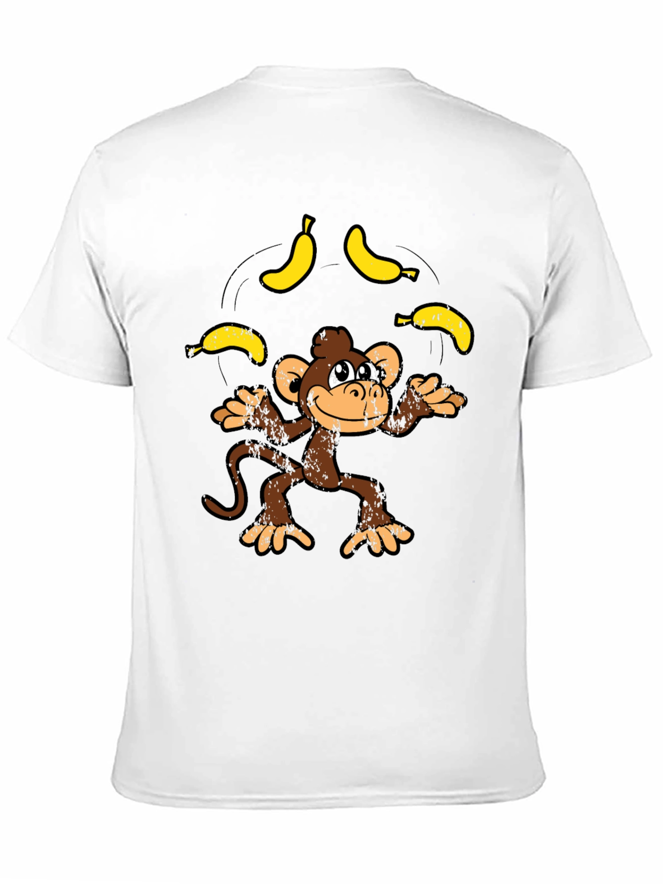 Monkey Juggling Bananas Graphic Tee