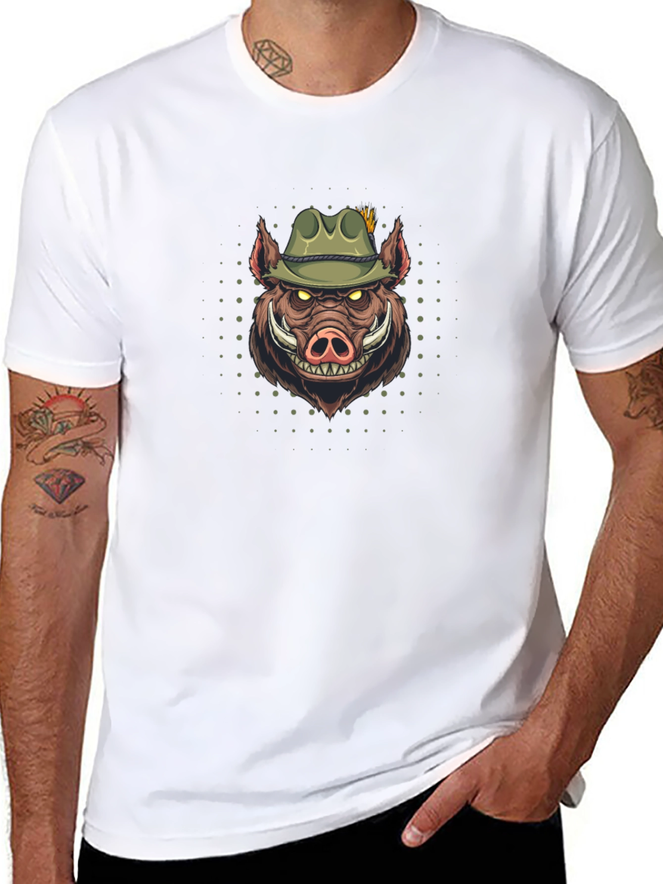 Wild Boar Graphic T-Shirt