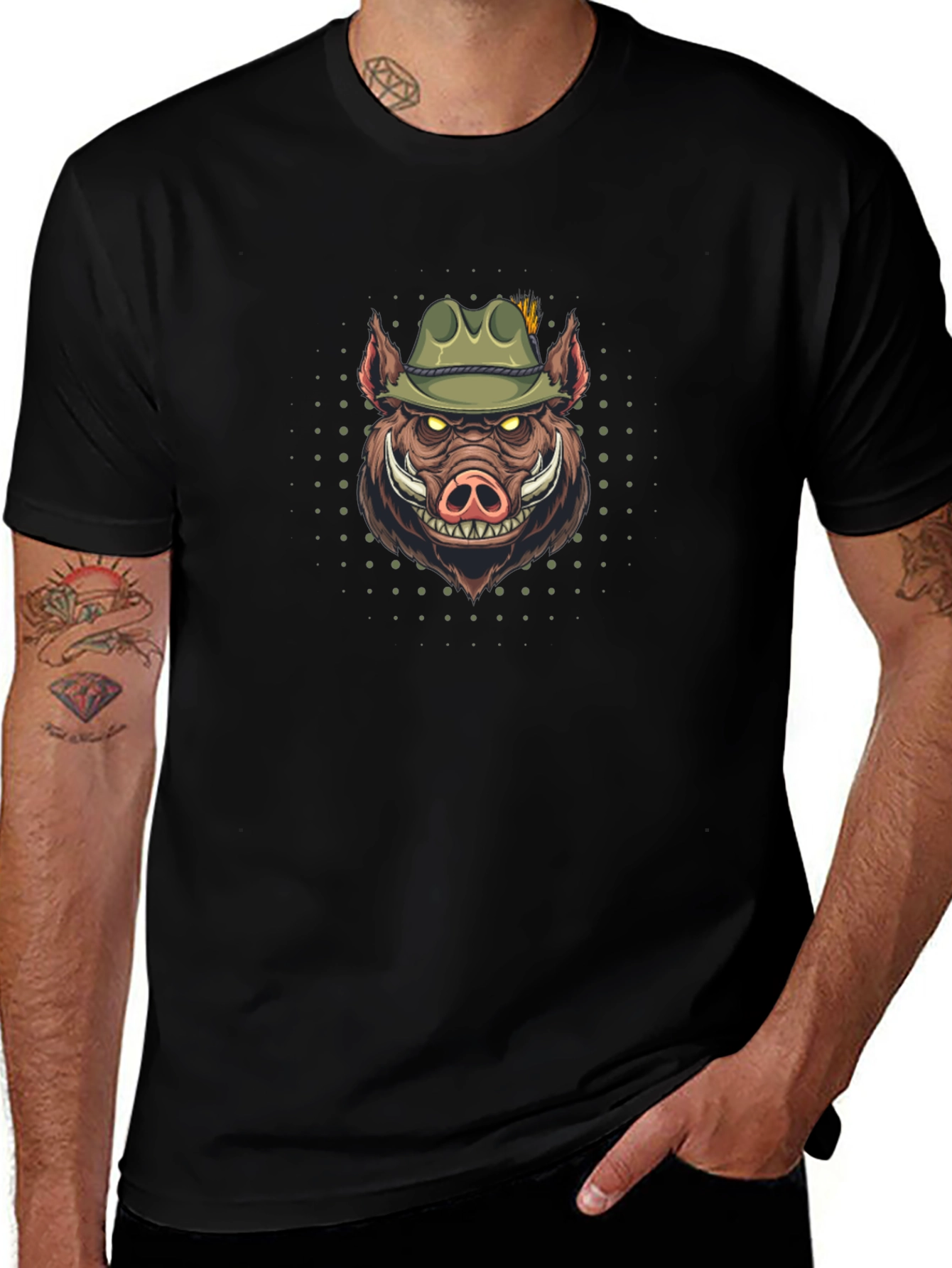 Wild Boar Graphic T-Shirt