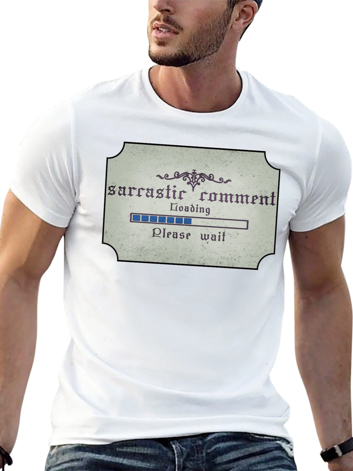Sarcastic Comment Loading Funny Graphic Tee