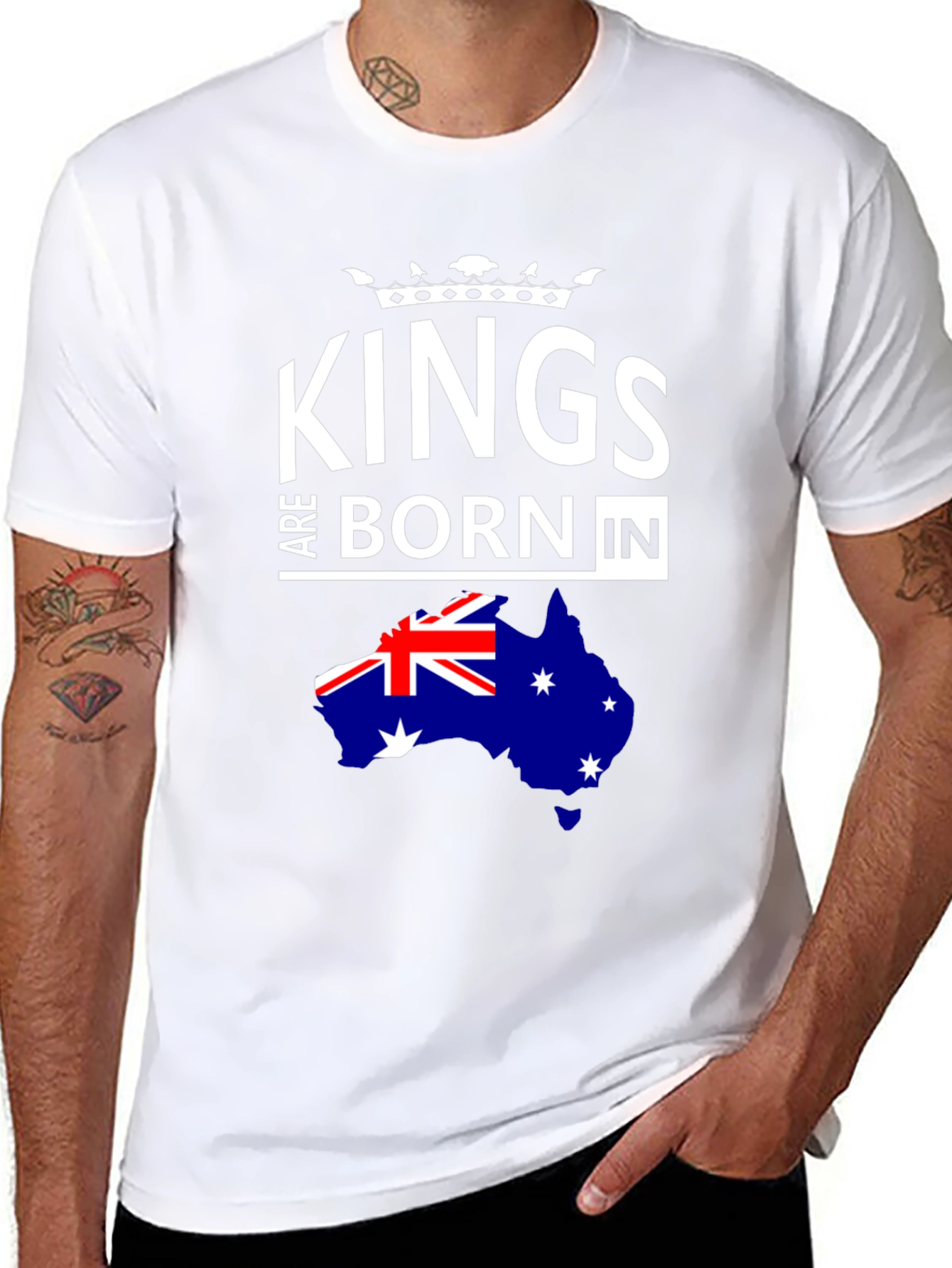 Kings Are Born In Australia T-Shirt