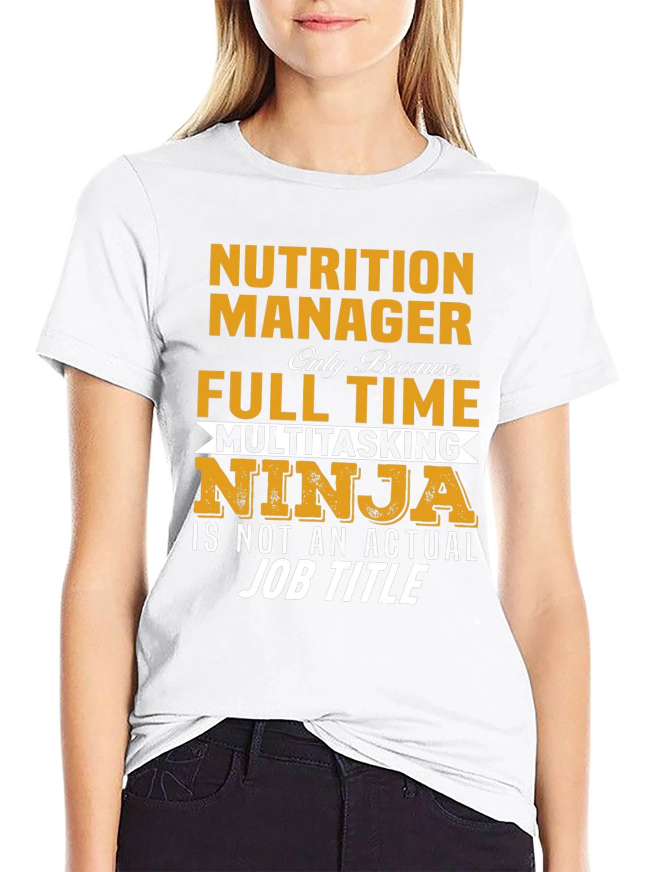 Nutrition Manager Full Time Multitasking Ninja T-Shirt