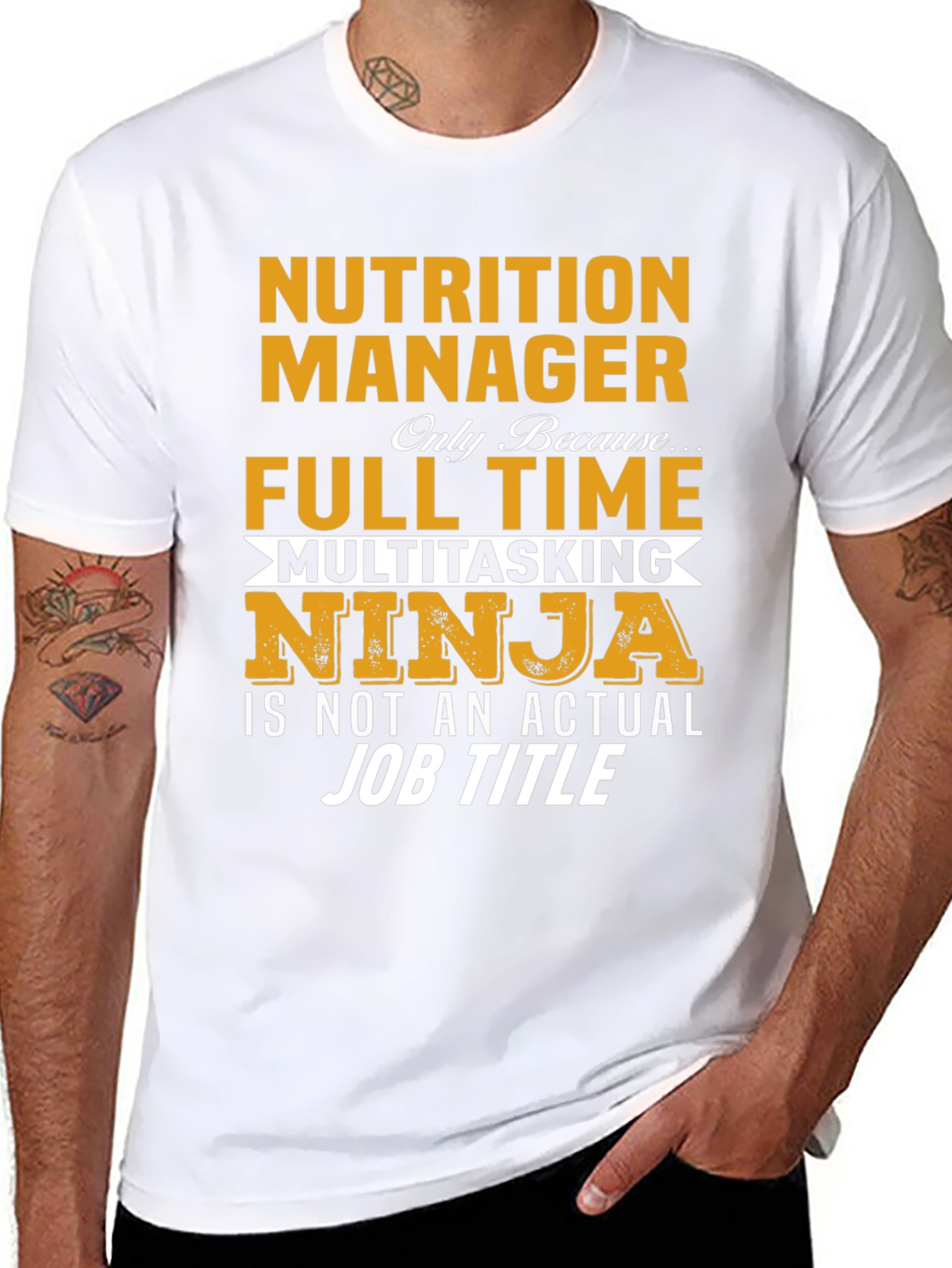 Nutrition Manager Full Time Multitasking Ninja T-Shirt