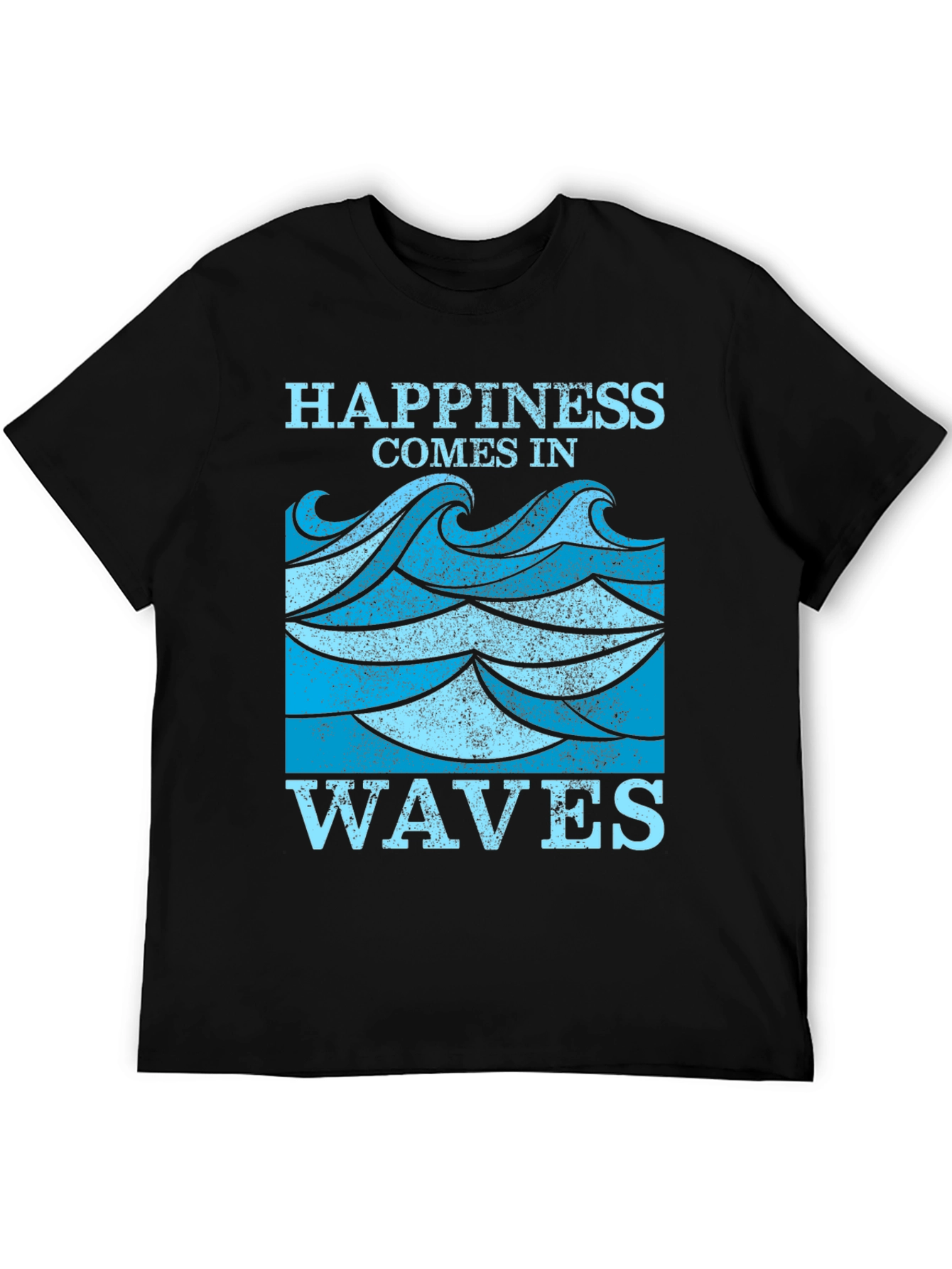 Happiness Comes in Waves Graphic Tee