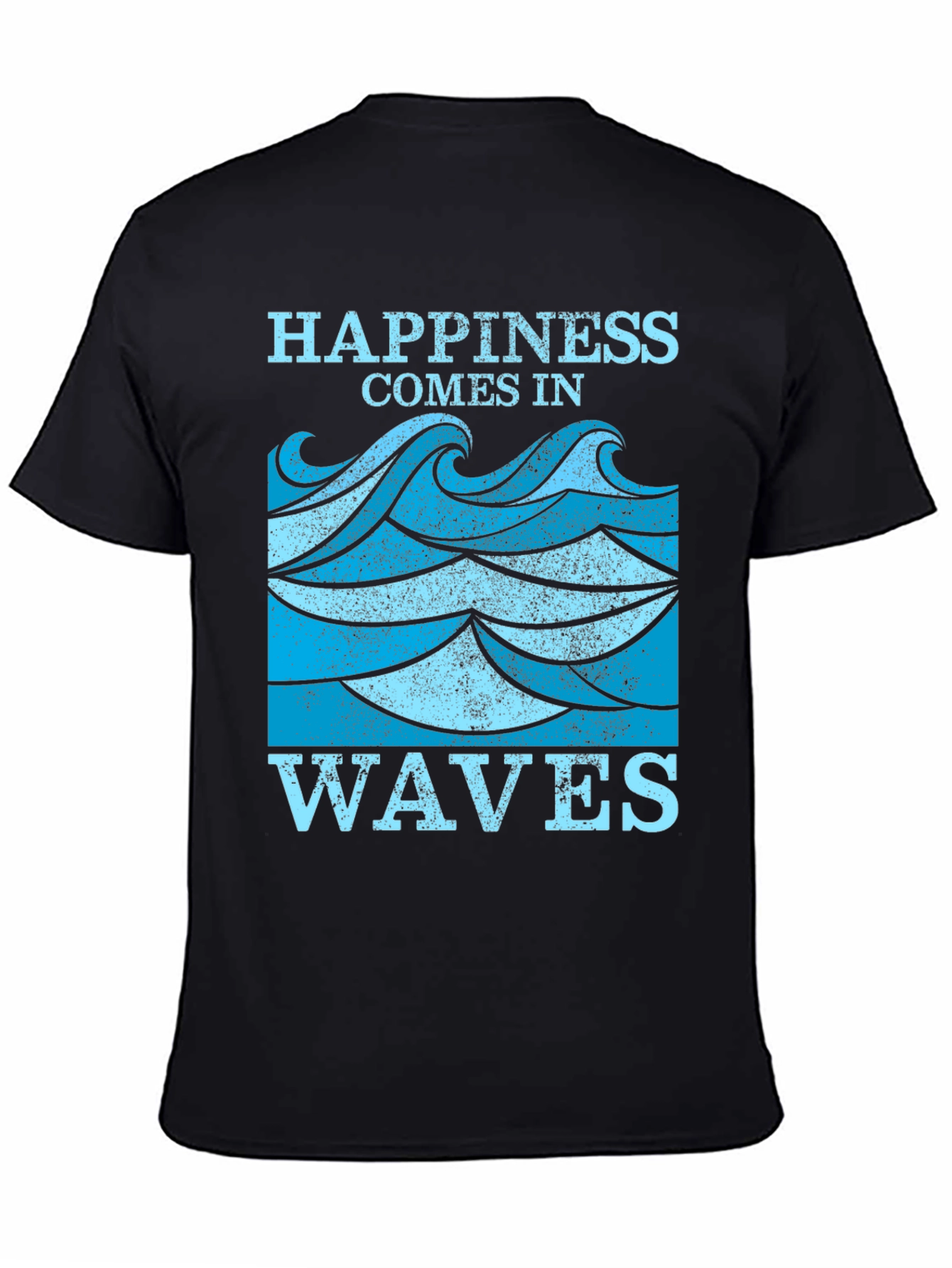 Happiness Comes in Waves Graphic Tee