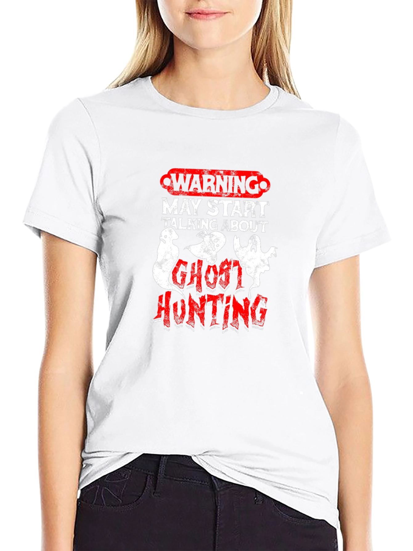 Ghost Hunting Warning T-Shirt