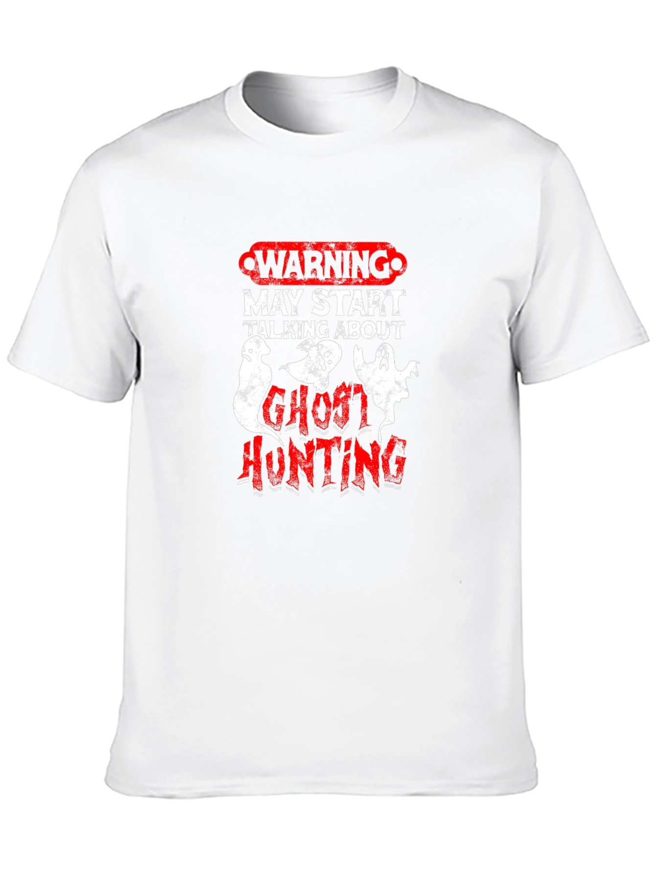 Ghost Hunting Warning T-Shirt