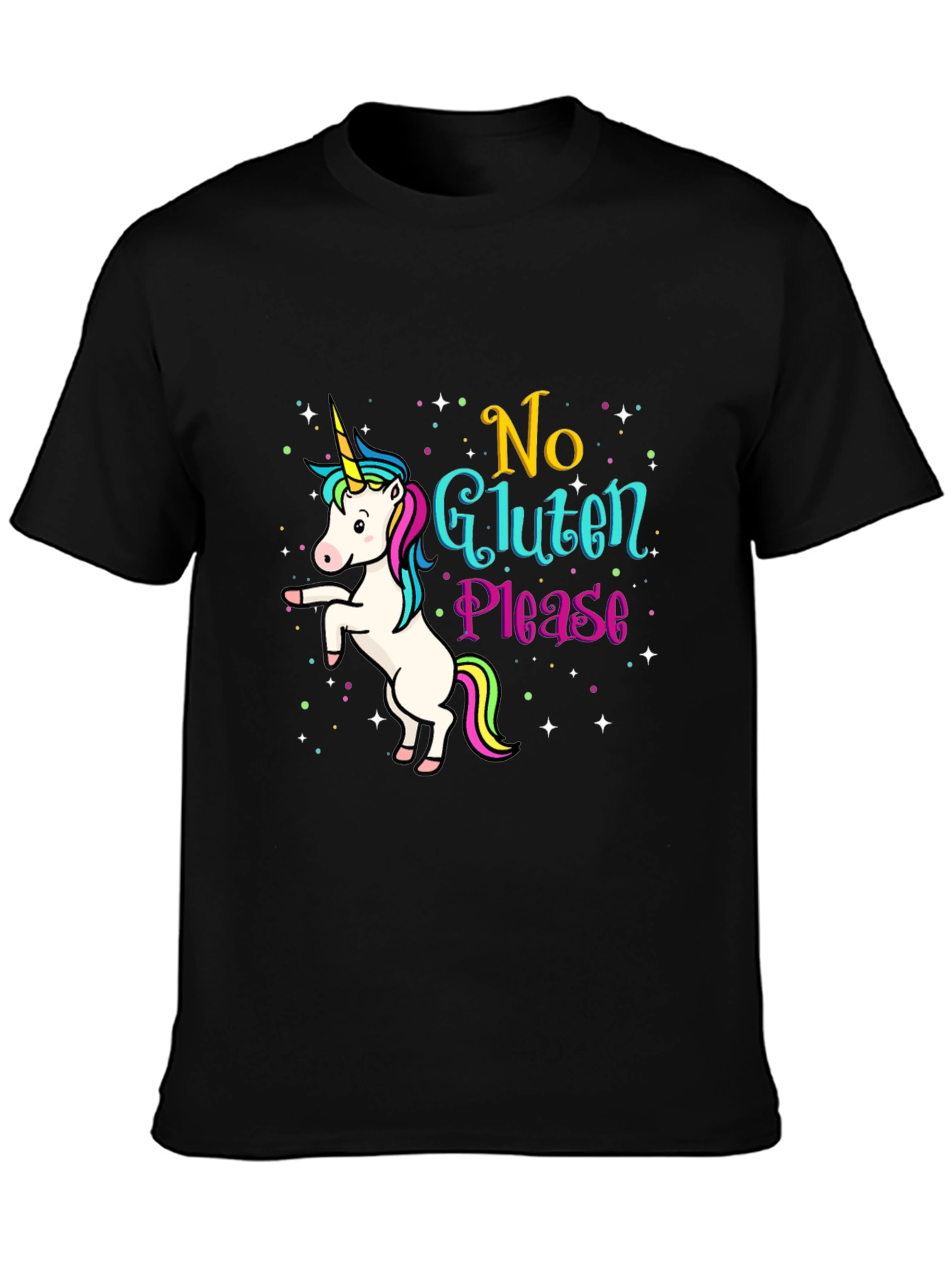 Unicorn No Gluten Please Graphic Tee