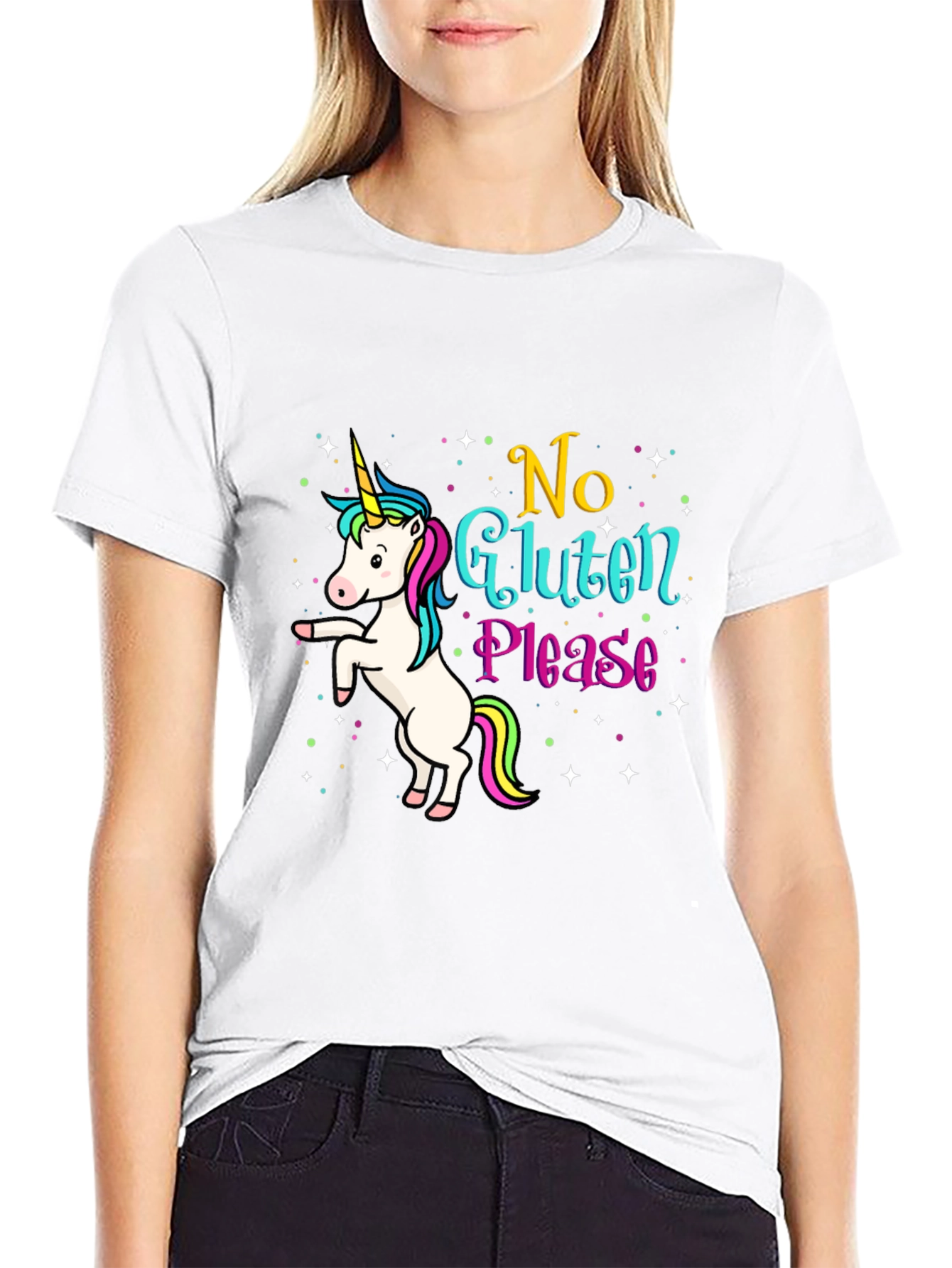 Unicorn No Gluten Please Graphic Tee