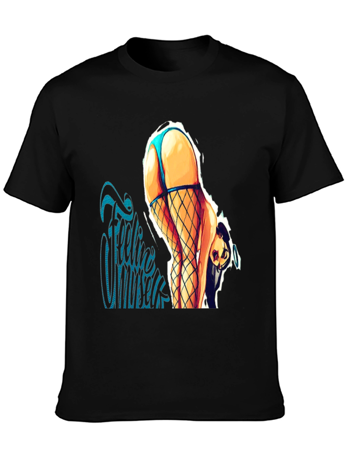 Feelin Myself Graphic Tee - Black