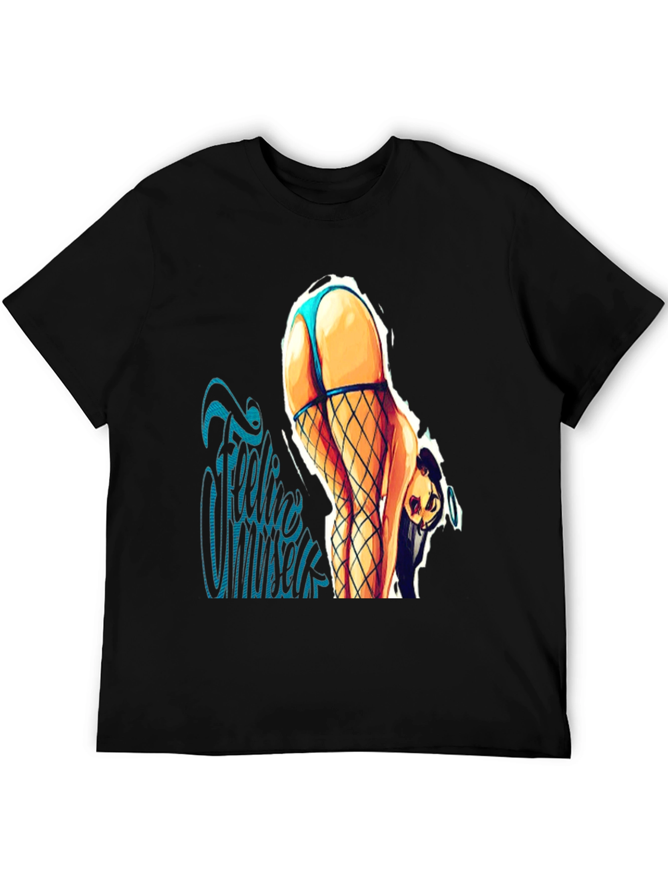 Feelin Myself Graphic Tee - Black