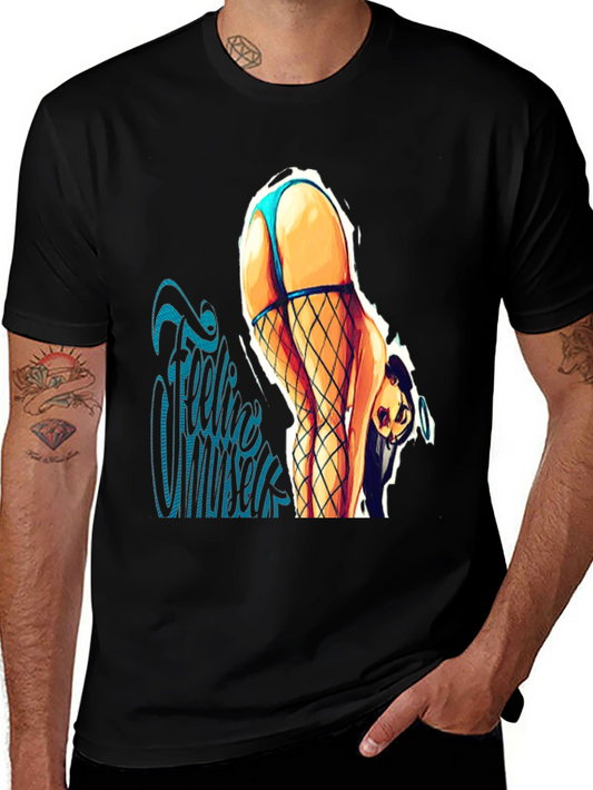Feelin Myself Graphic Tee - Black