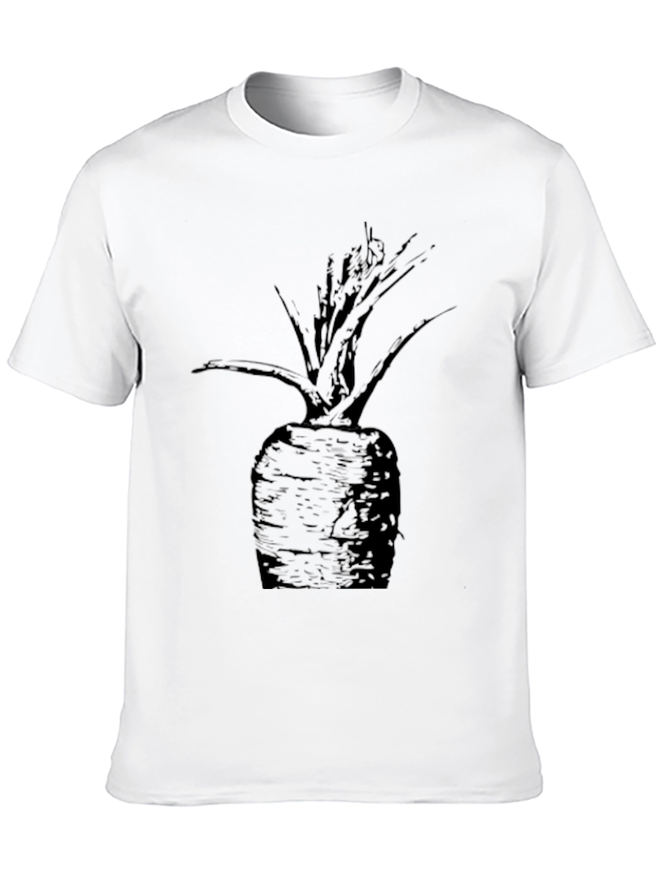 Root Vegetable Graphic Tee - Black