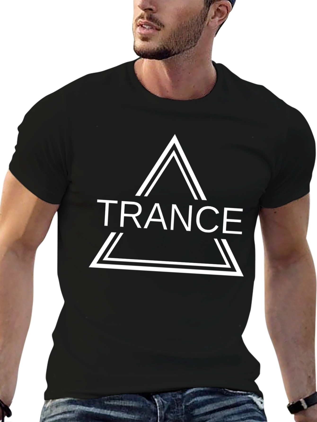 Trance Graphic Black T-Shirt
