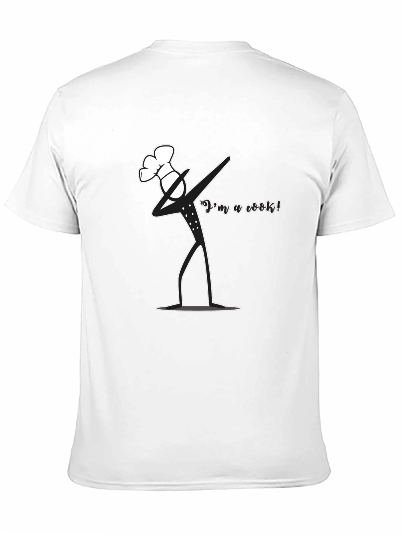 Dabbing Chef Graphic T-Shirt - Black Cotton Tee