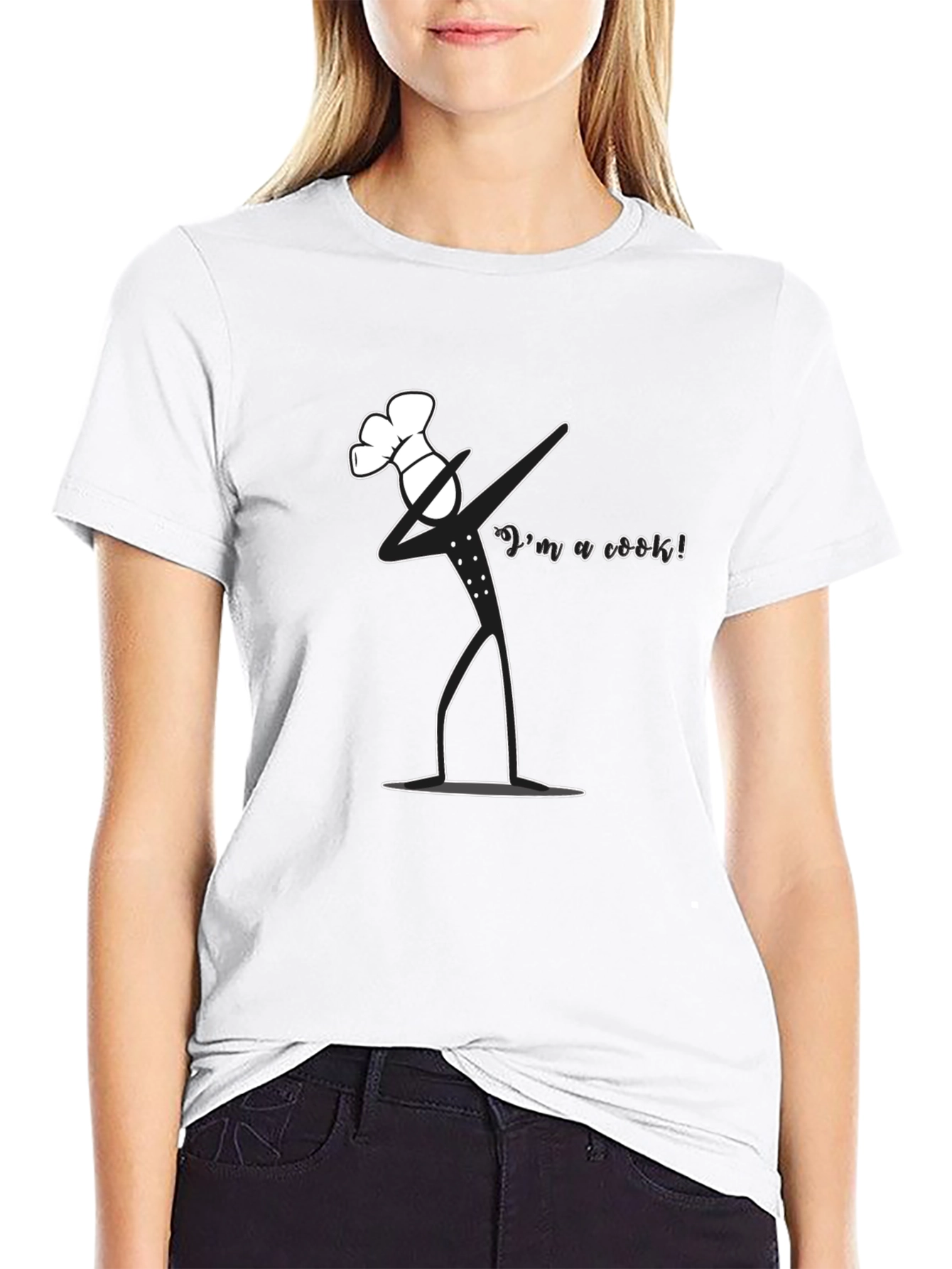 Dabbing Chef Graphic T-Shirt - Black Cotton Tee