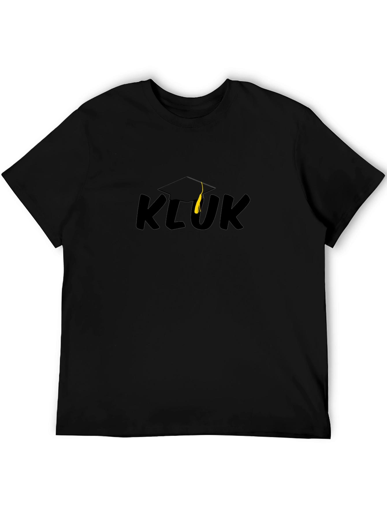 KLUK Graduation T-Shirt - Black Crew Neck