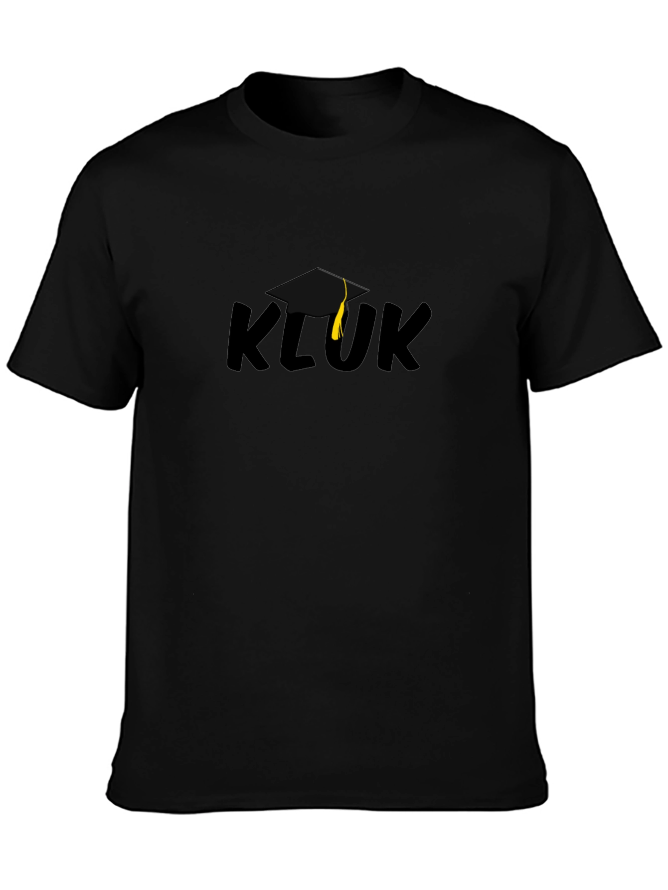 KLUK Graduation T-Shirt - Black Crew Neck