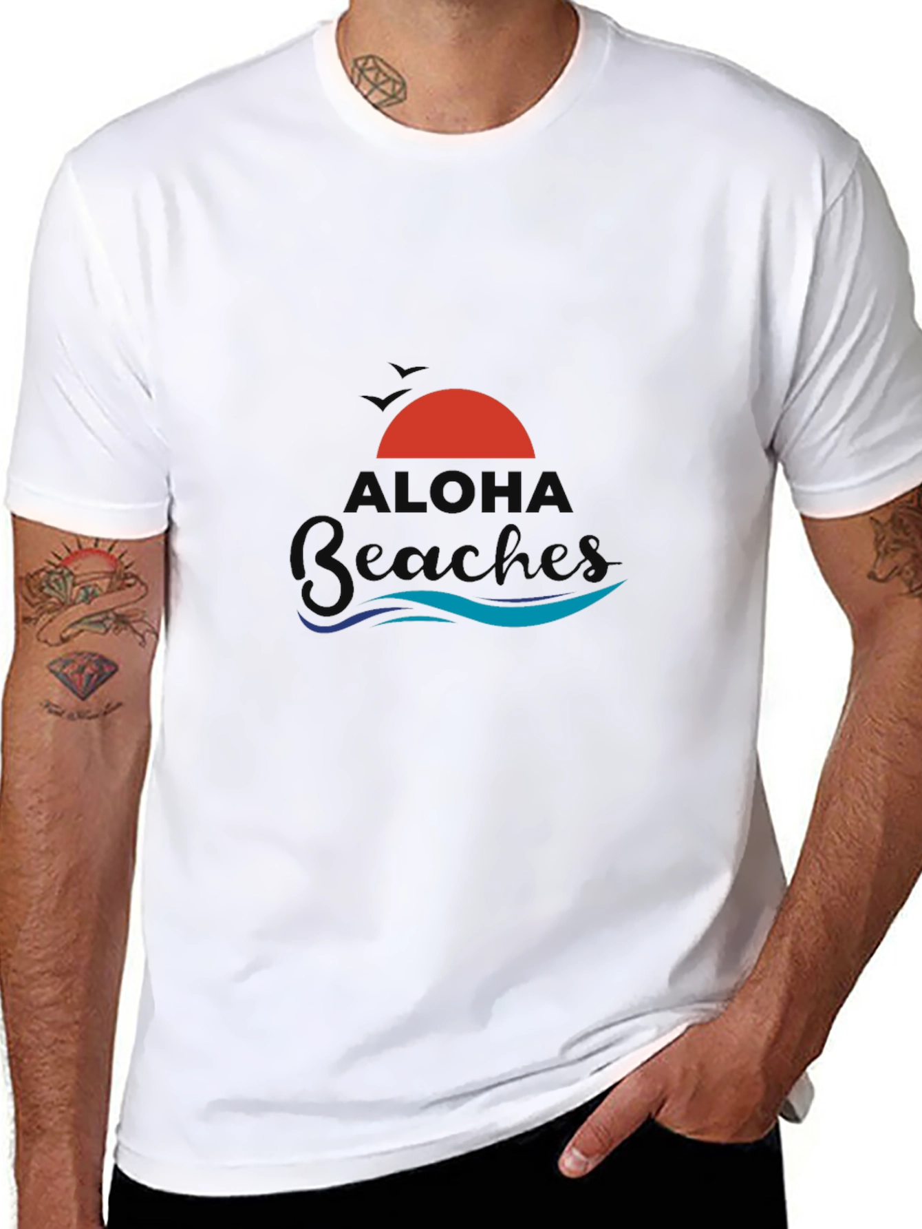 Aloha Beaches Graphic T-Shirt