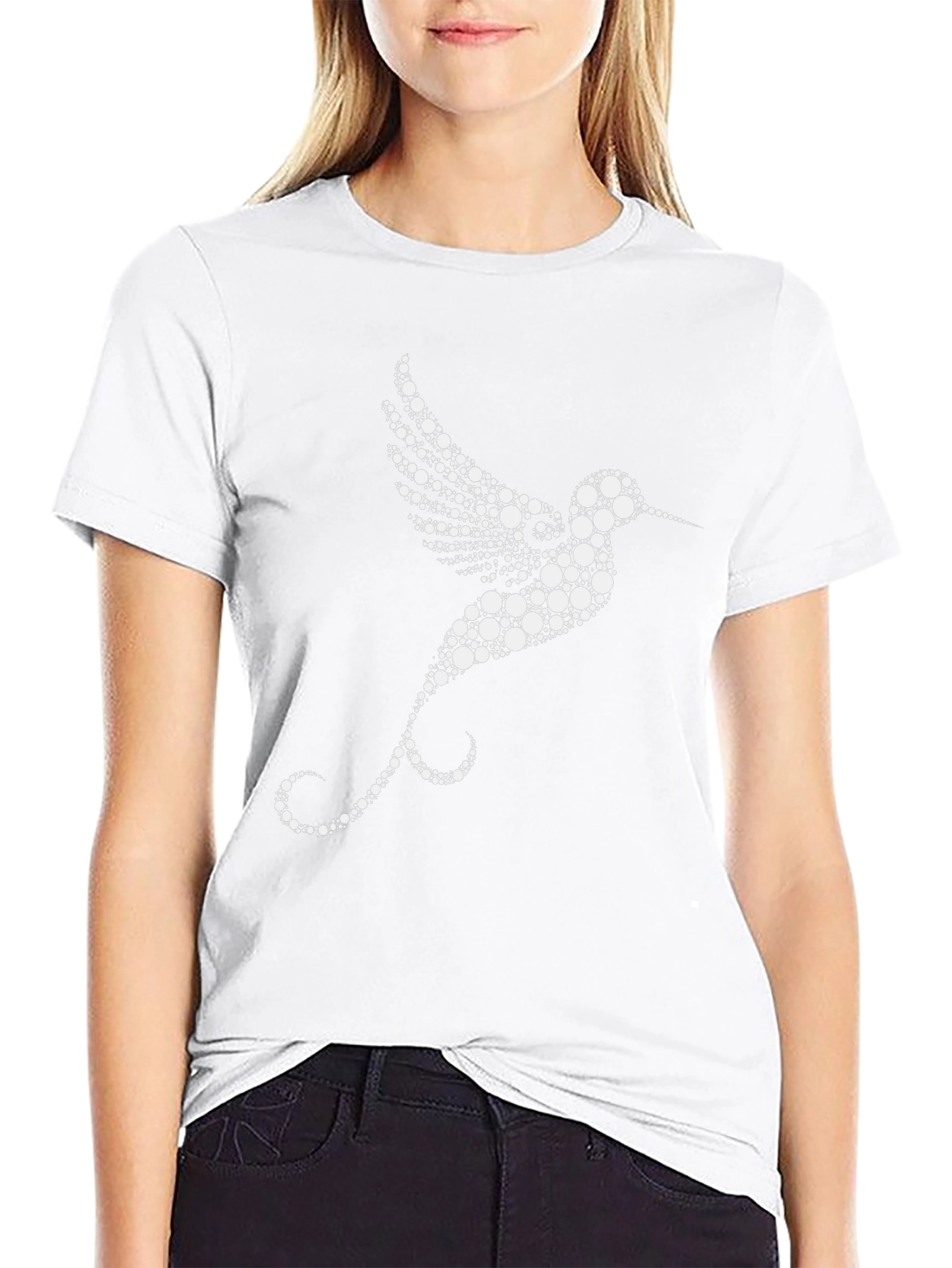Hummingbird Circle Design T-Shirt