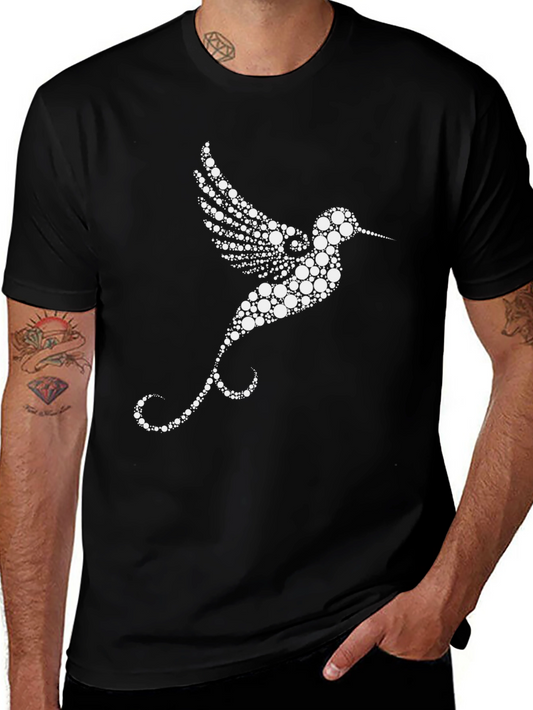 Hummingbird Circle Design T-Shirt