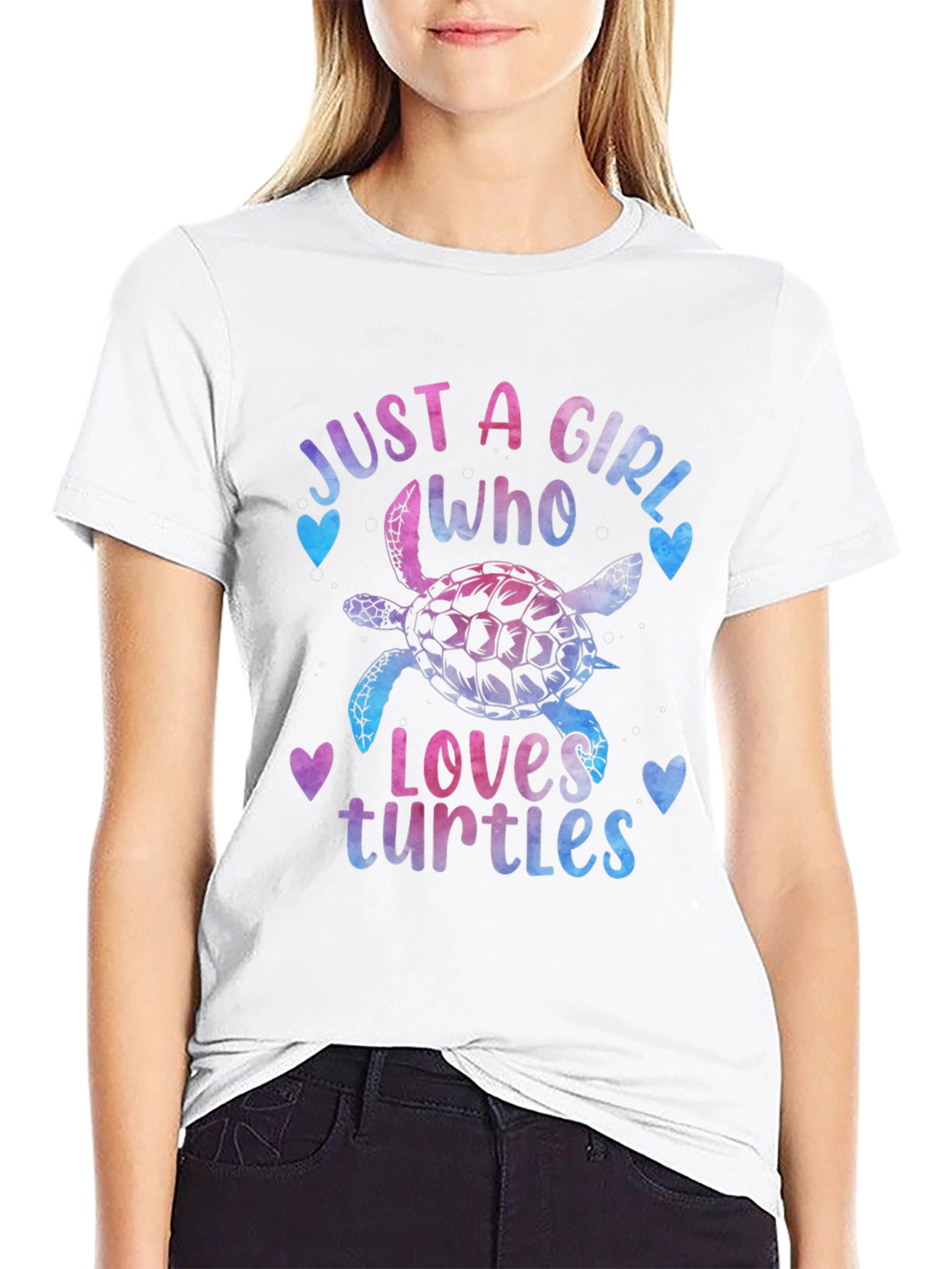 Just A Girl Who Loves Turtles T-Shirt