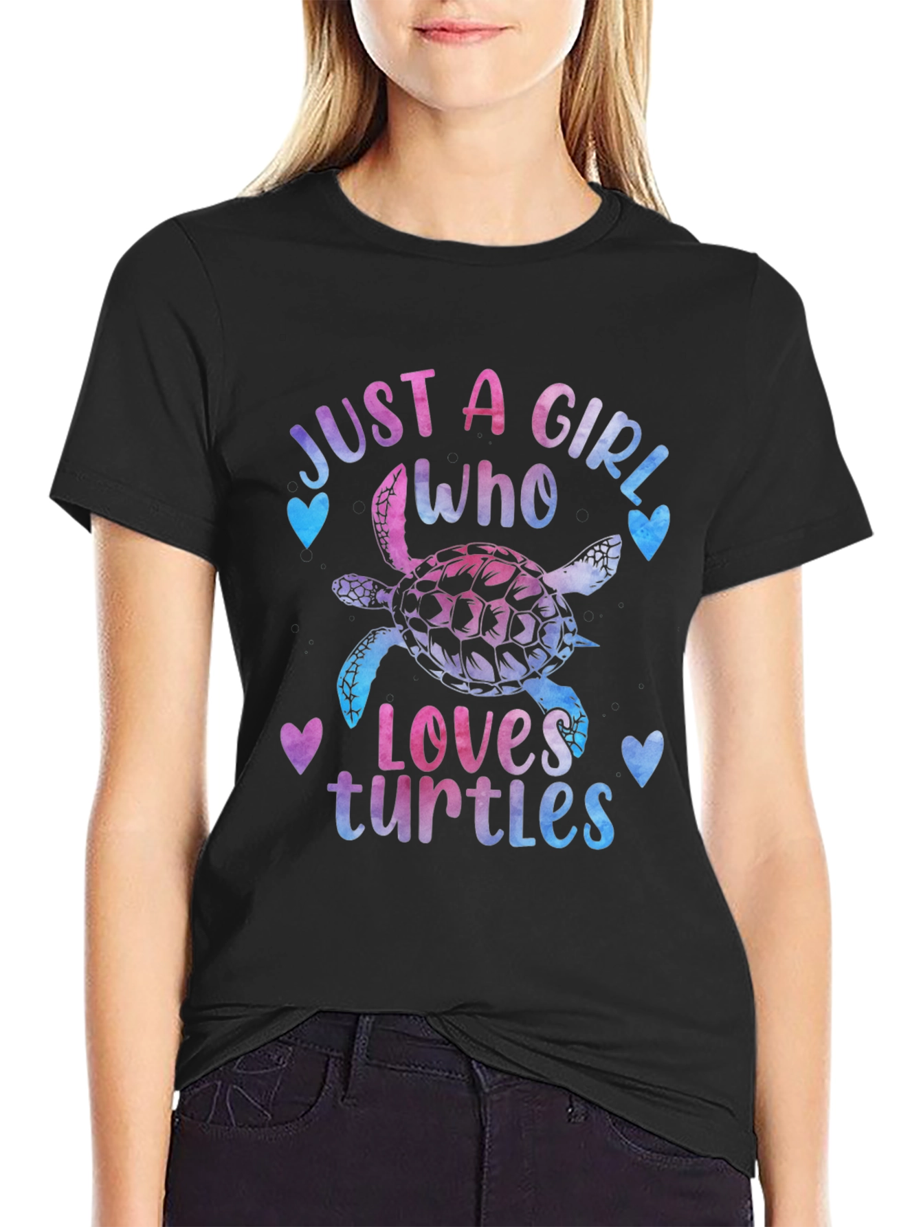 Just A Girl Who Loves Turtles T-Shirt