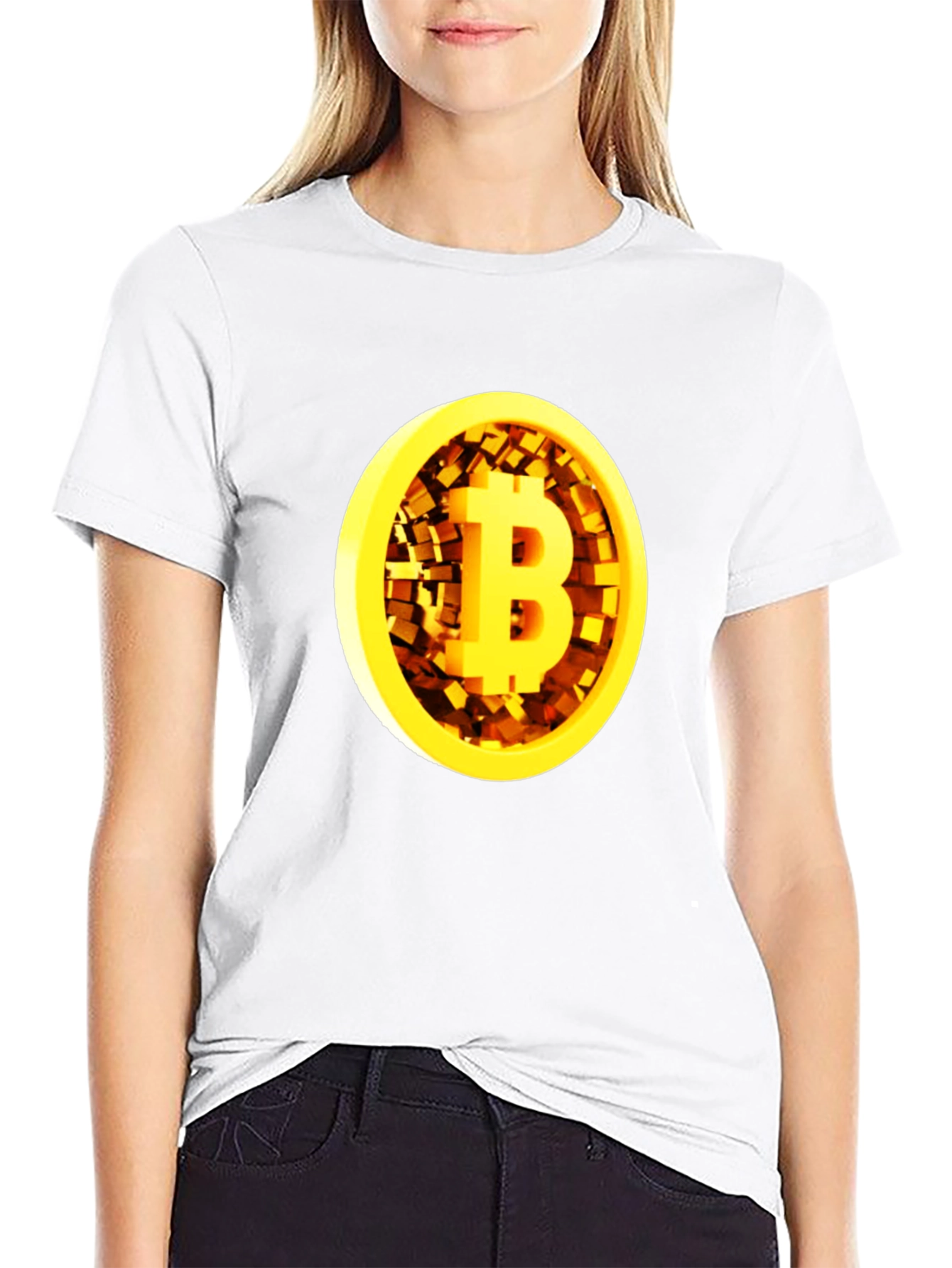 Bitcoin Black T-Shirt - Crypto Currency Graphic Tee