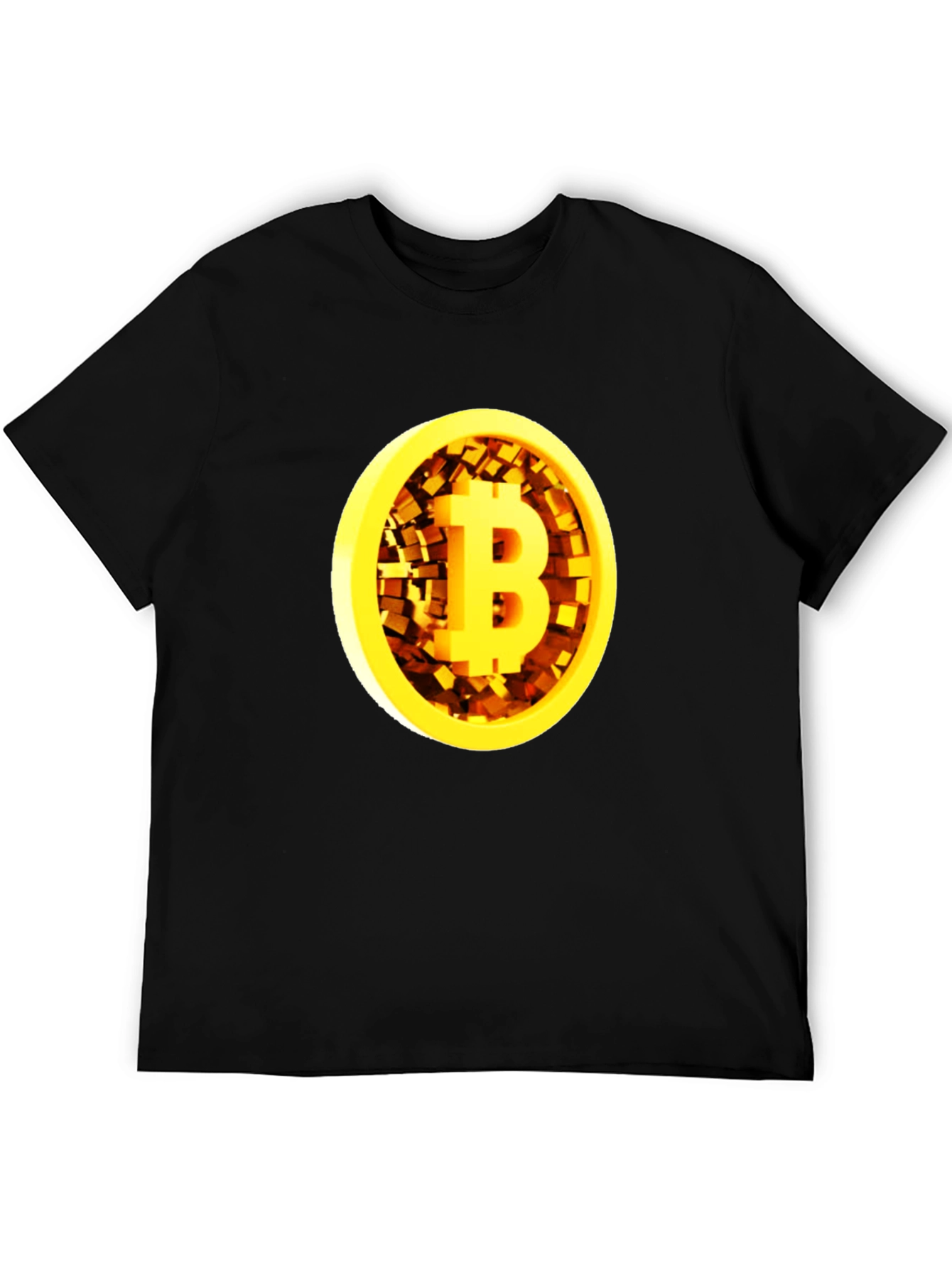 Bitcoin Black T-Shirt - Crypto Currency Graphic Tee