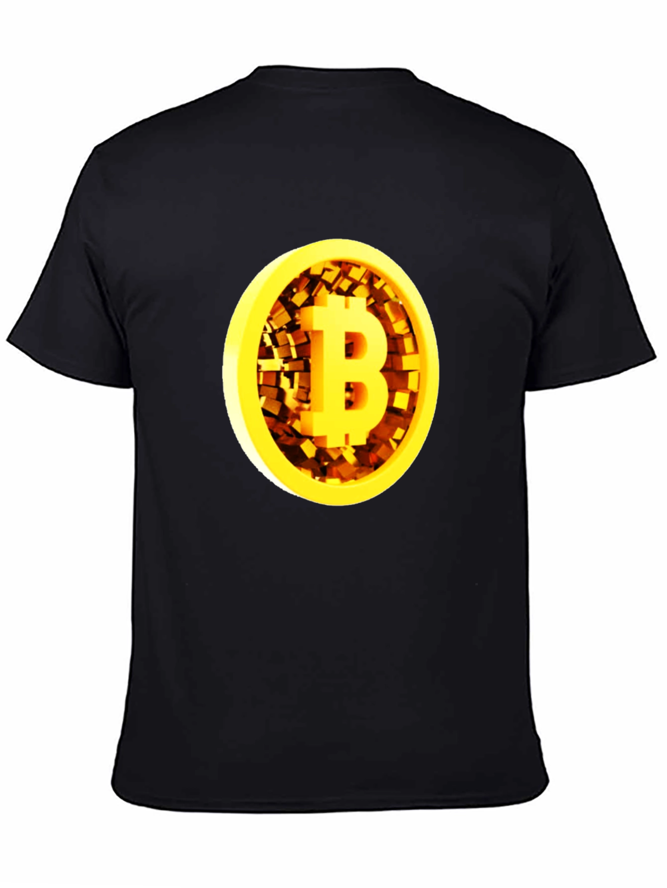 Bitcoin Black T-Shirt - Crypto Currency Graphic Tee