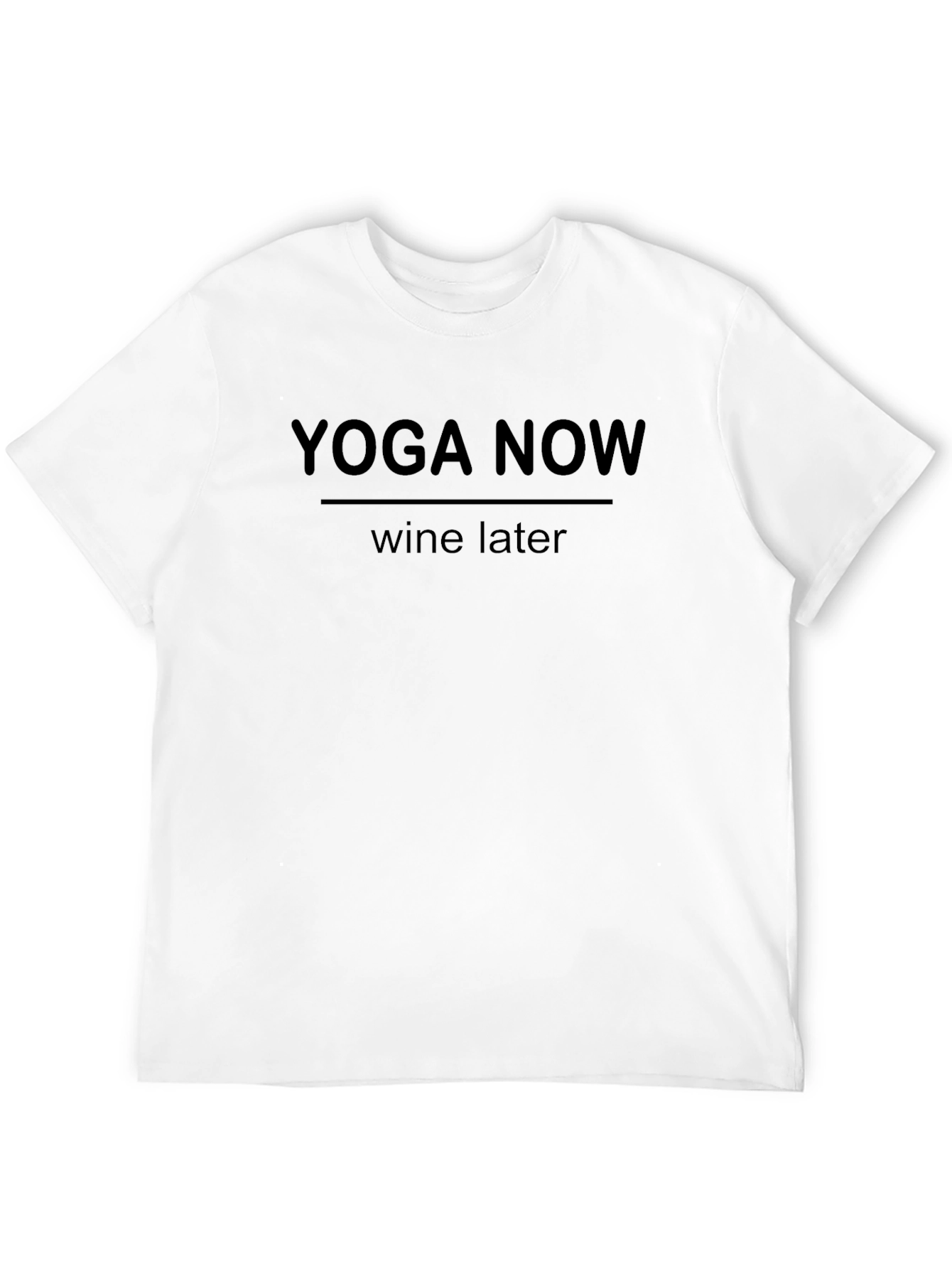 Yoga Now Wine Later Graphic Tee