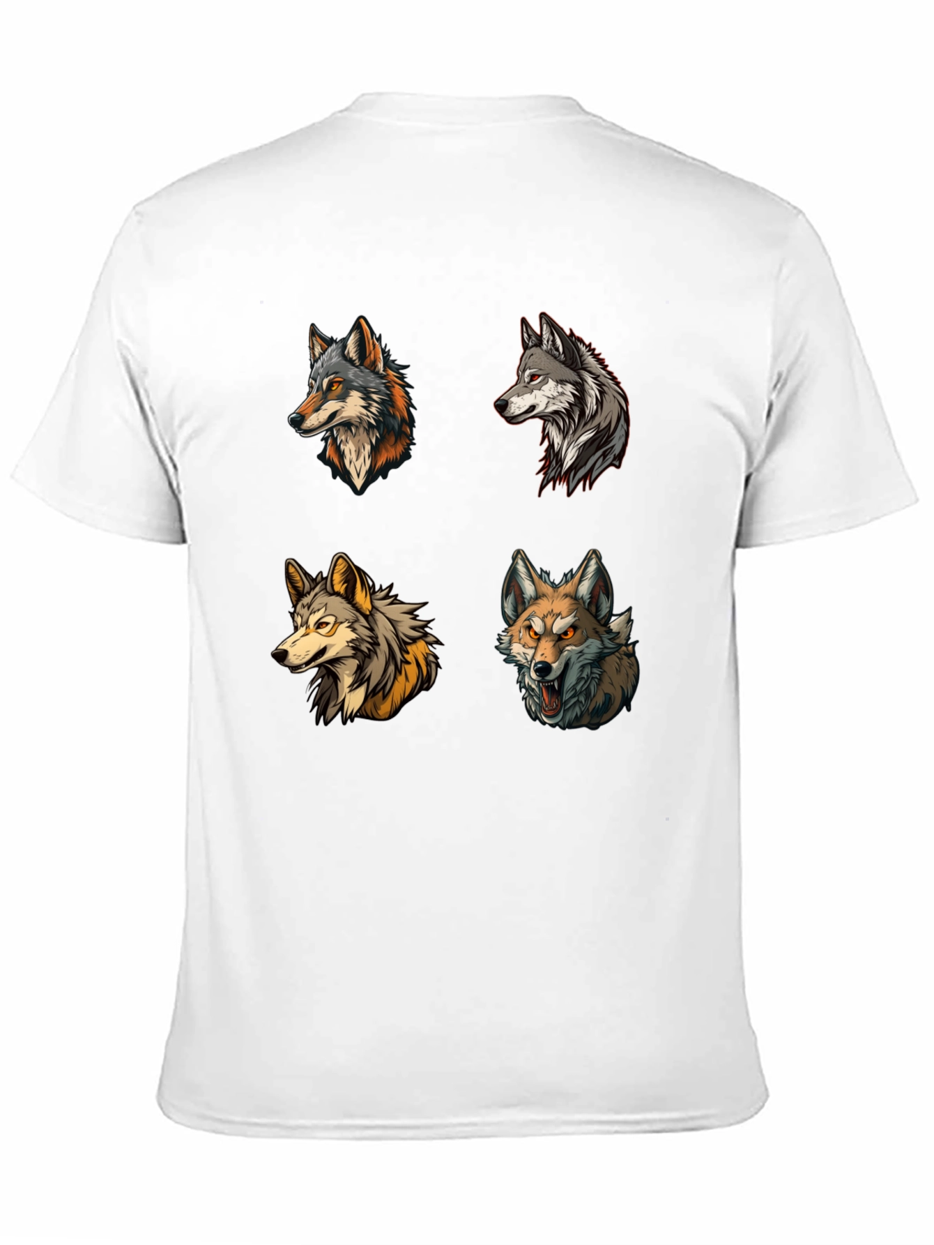Wolf Pack T-Shirt - Graphic Print Tee