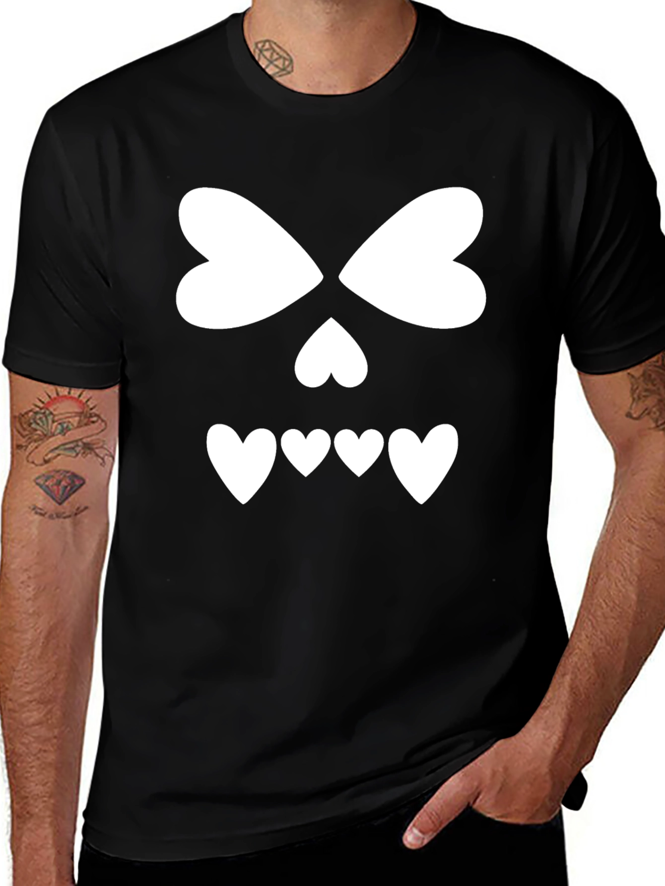 Heart Face Graphic Tee