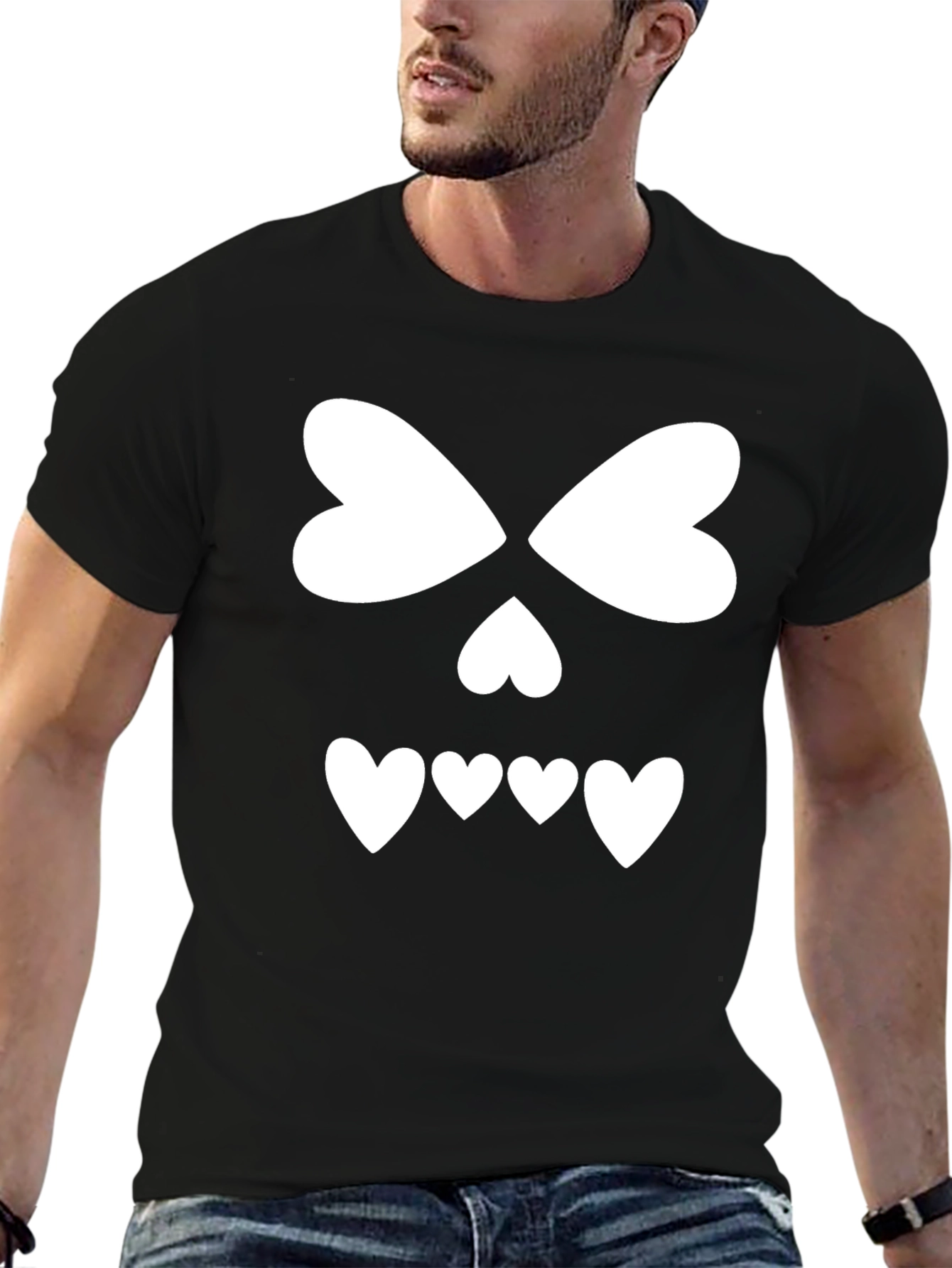 Heart Face Graphic Tee