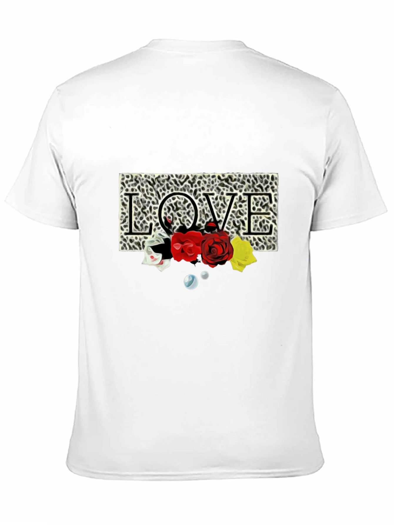 Leopard Love Roses Graphic T-Shirt