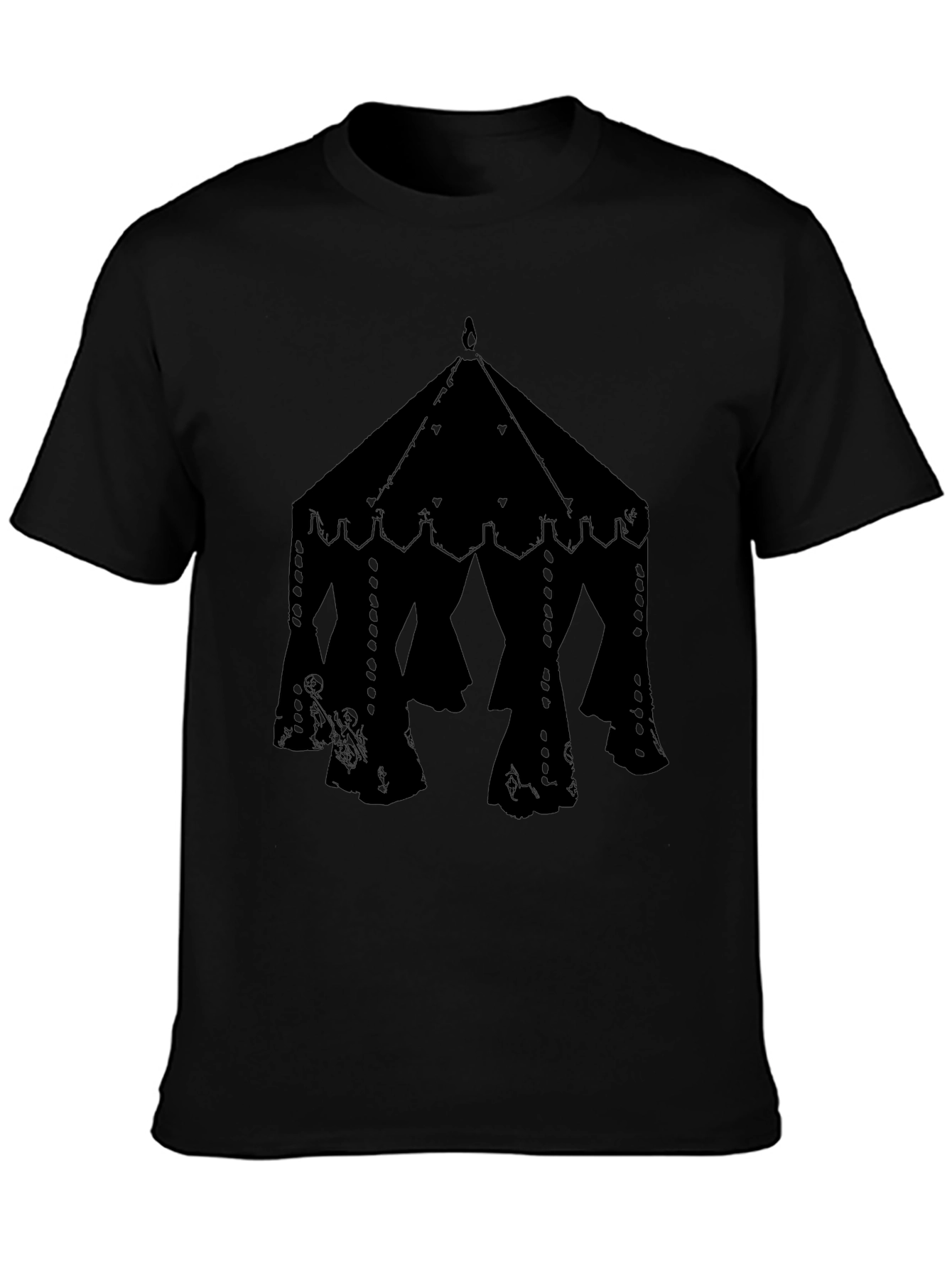 Tent Graphic T-Shirt - Black