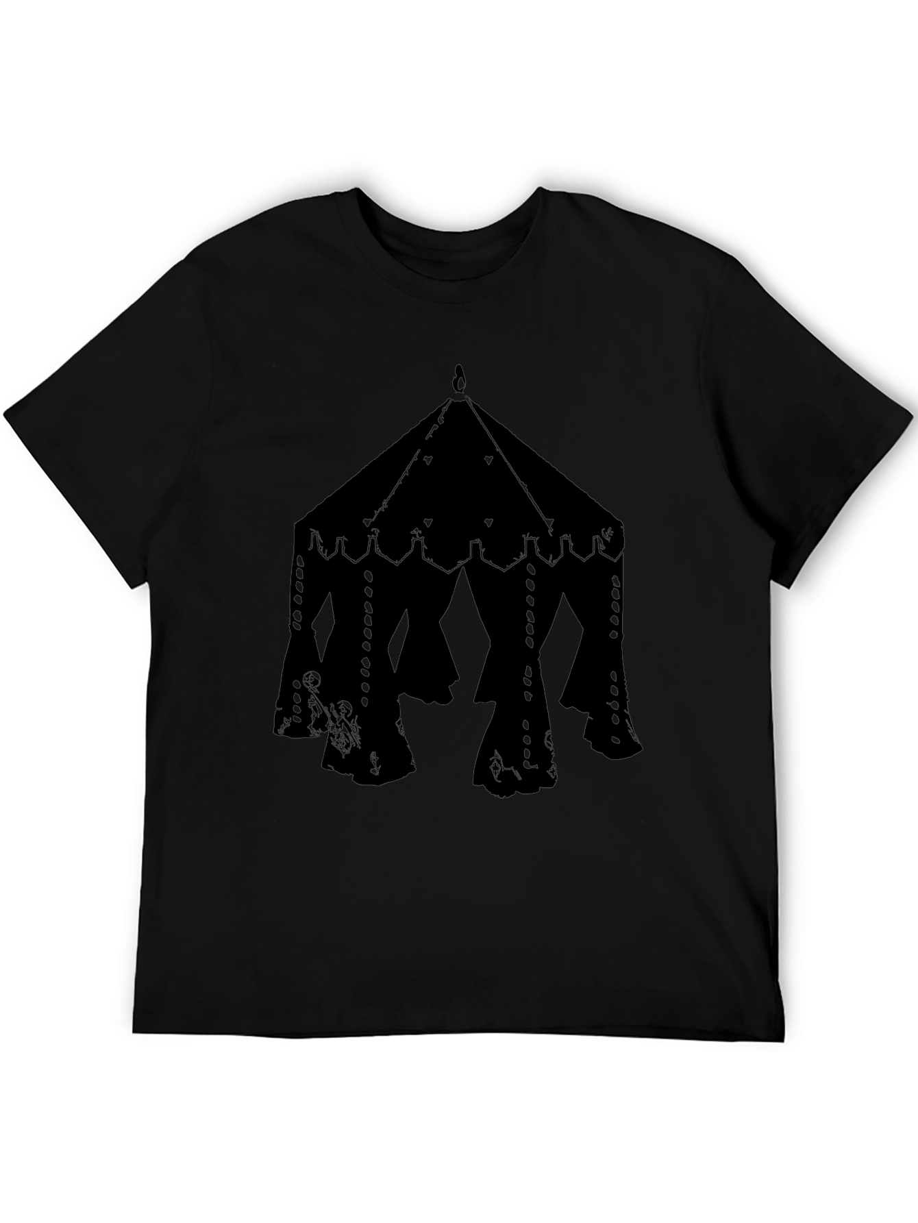 Tent Graphic T-Shirt - Black