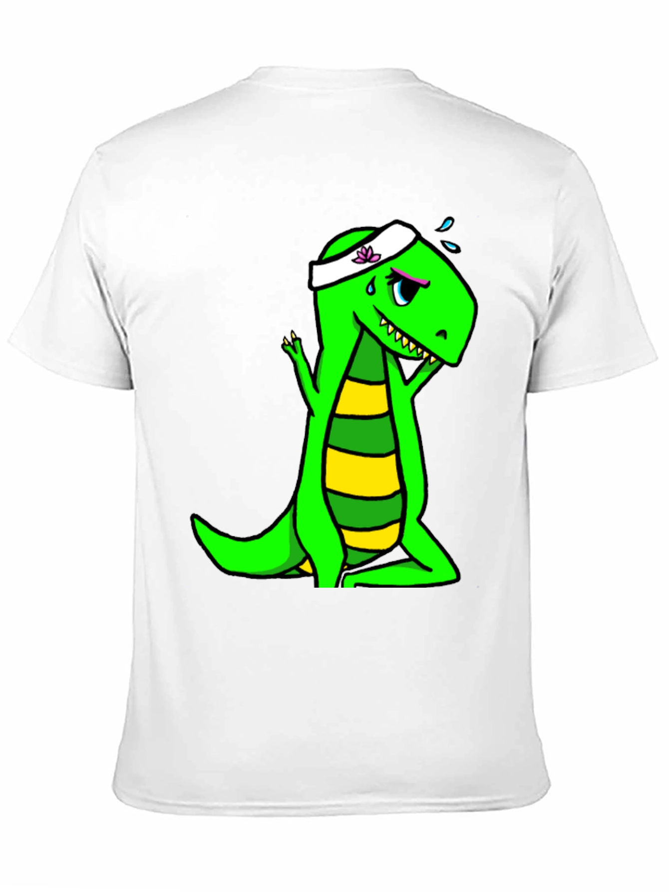 Dino Yoga Black T-Shirt
