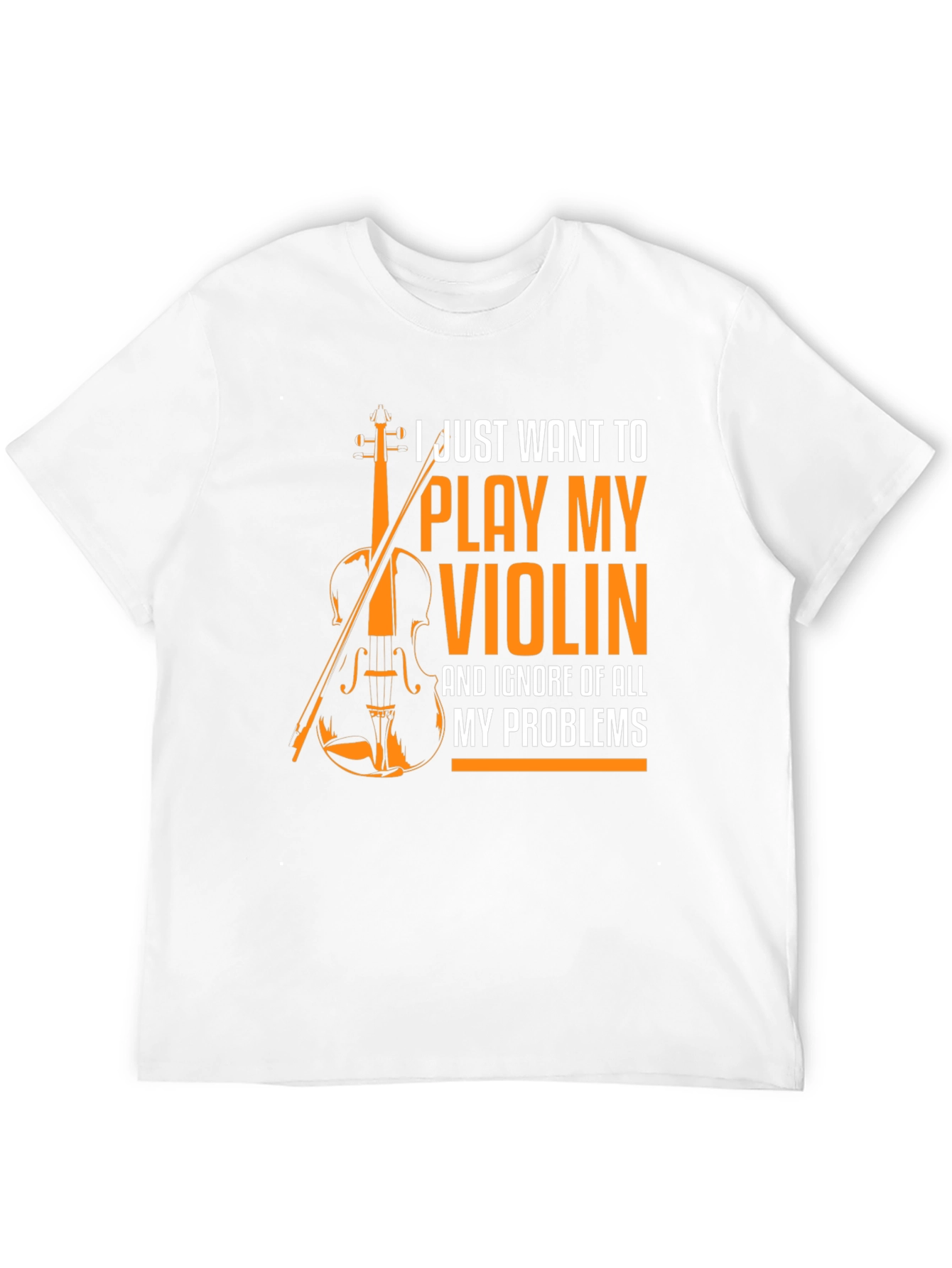 Violin Player Graphic T-Shirt: Ignore My Problems Tee