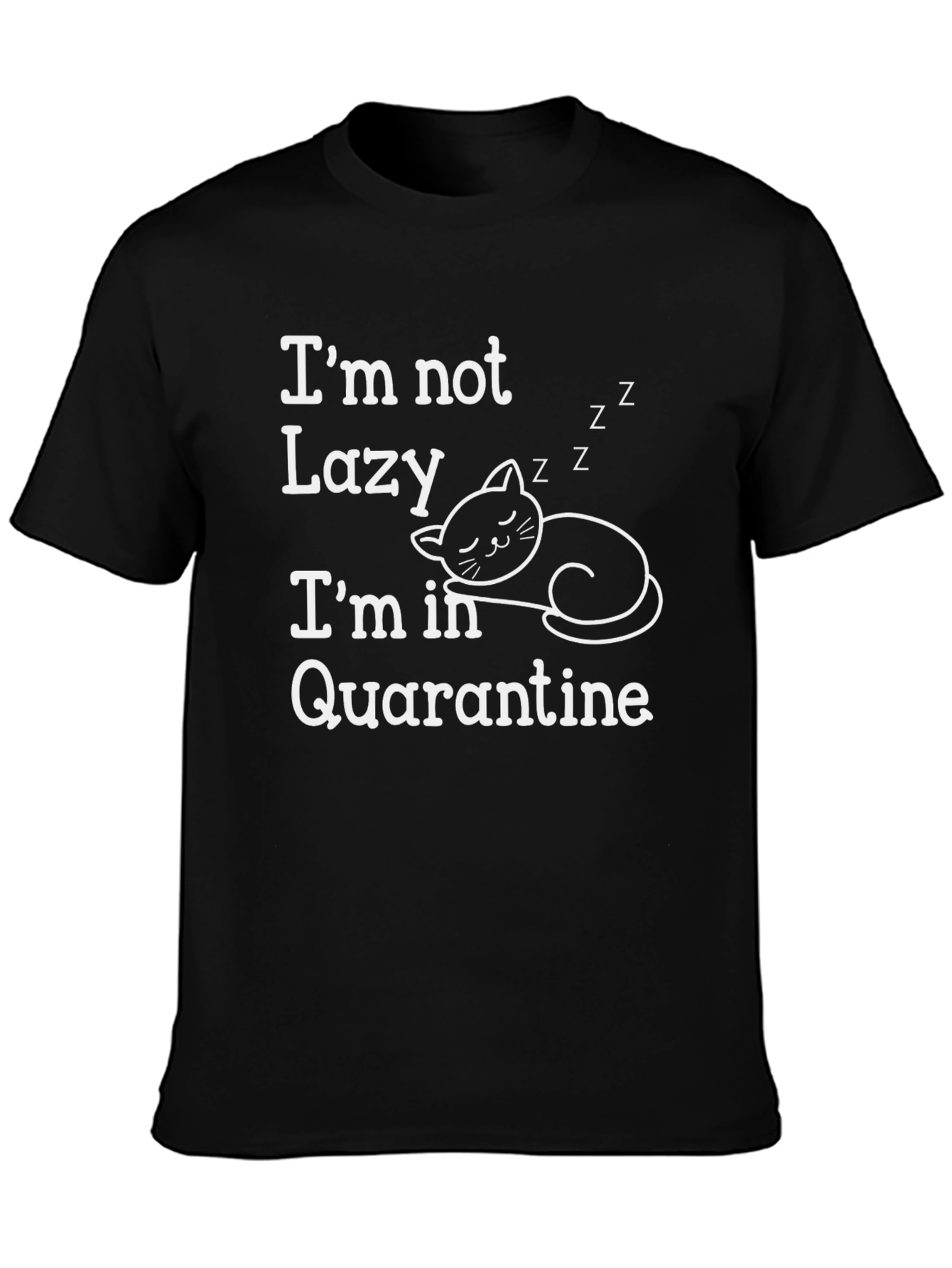 Funny Quarantine Cat T-Shirt