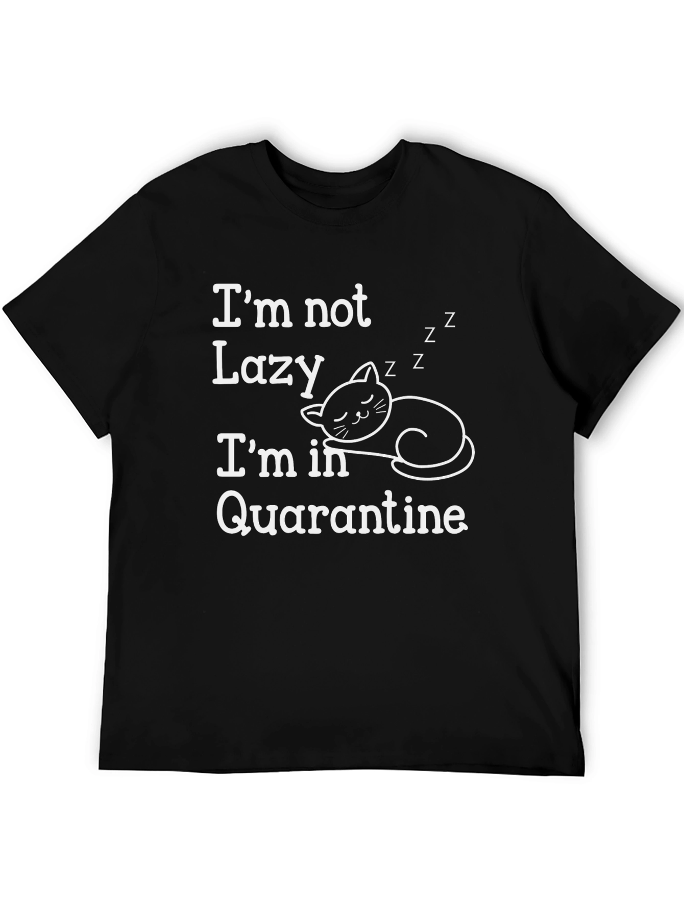 Funny Quarantine Cat T-Shirt