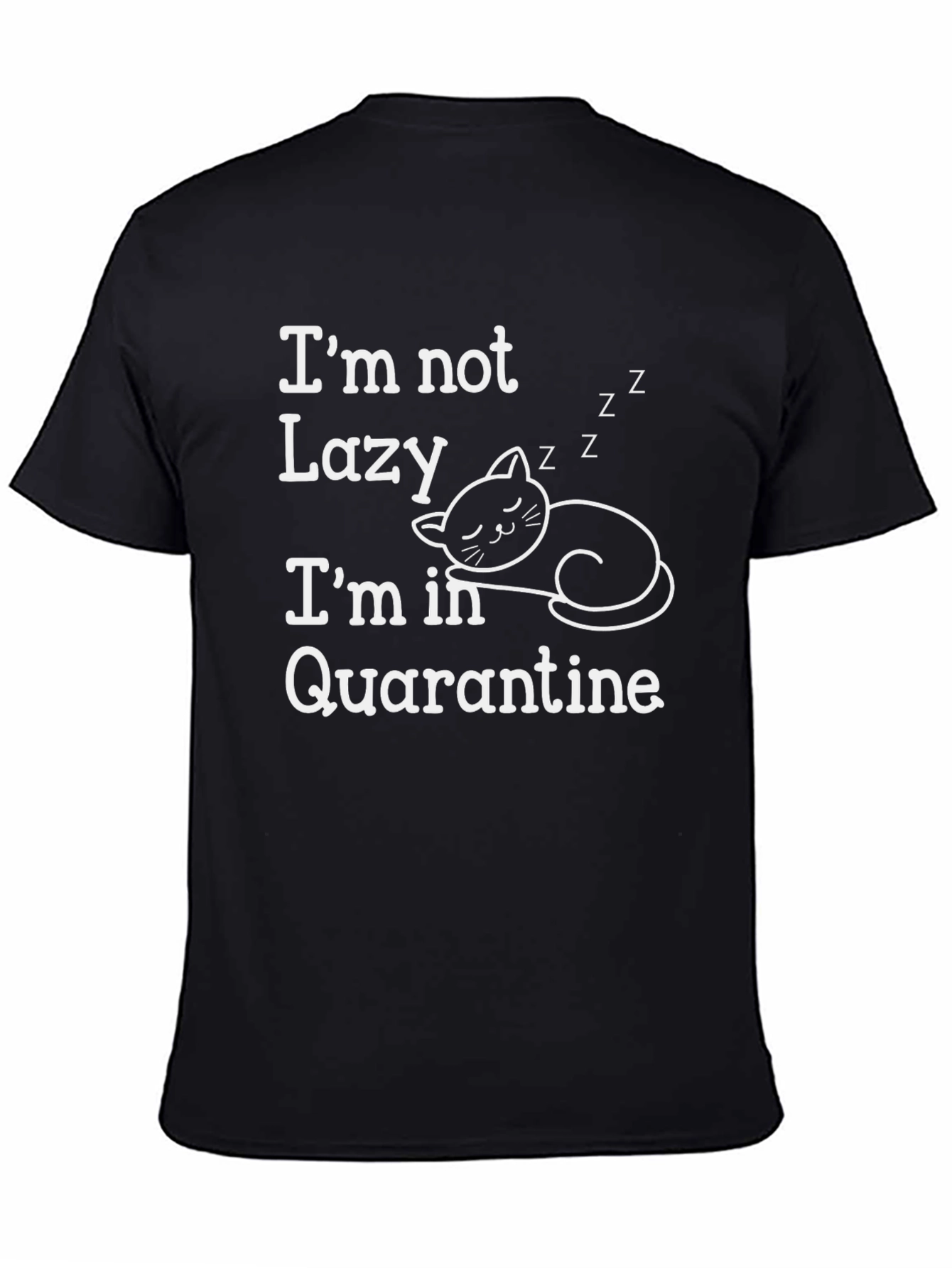 Funny Quarantine Cat T-Shirt