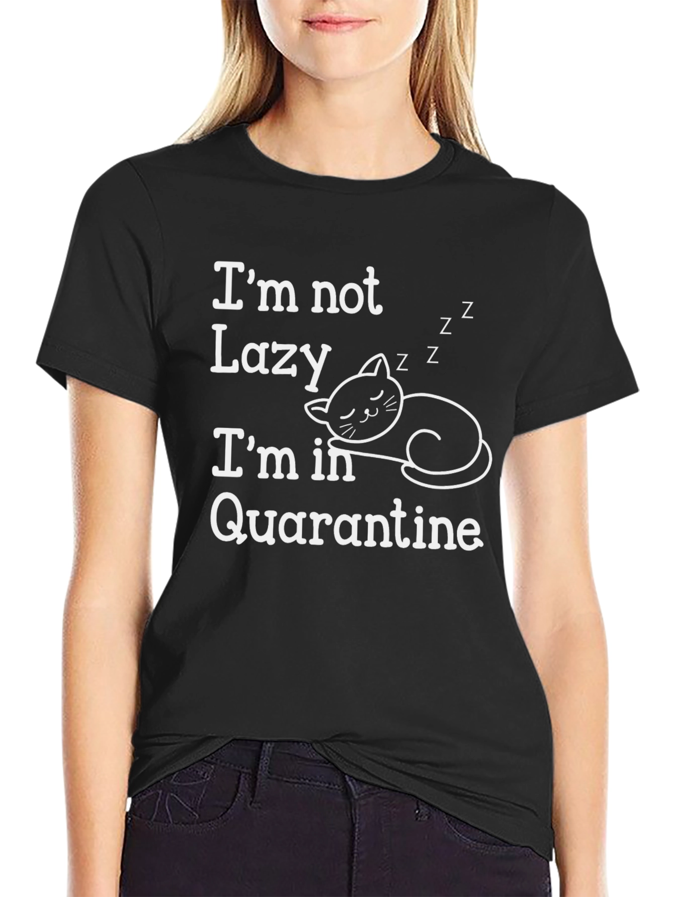 Funny Quarantine Cat T-Shirt