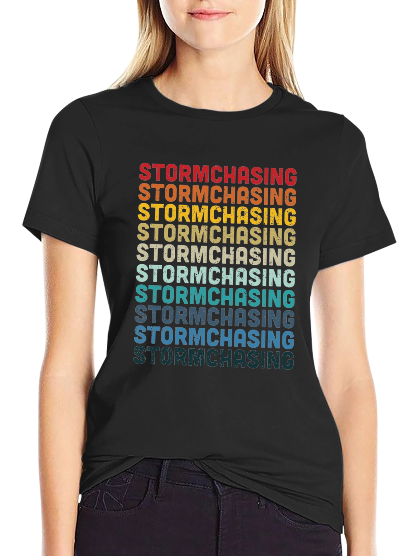 Storm Chasing Retro Graphic T-Shirt