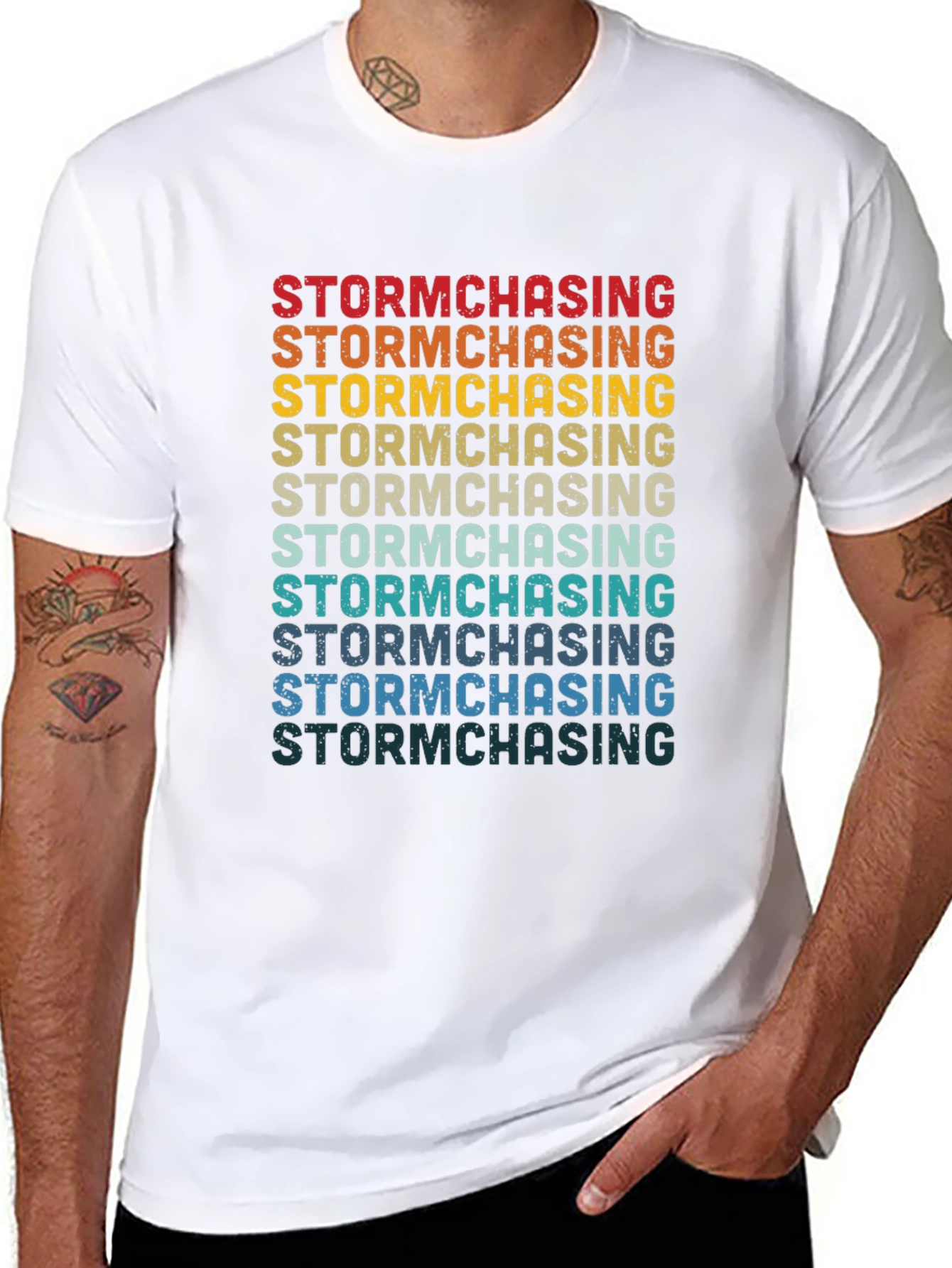 Storm Chasing Retro Graphic T-Shirt