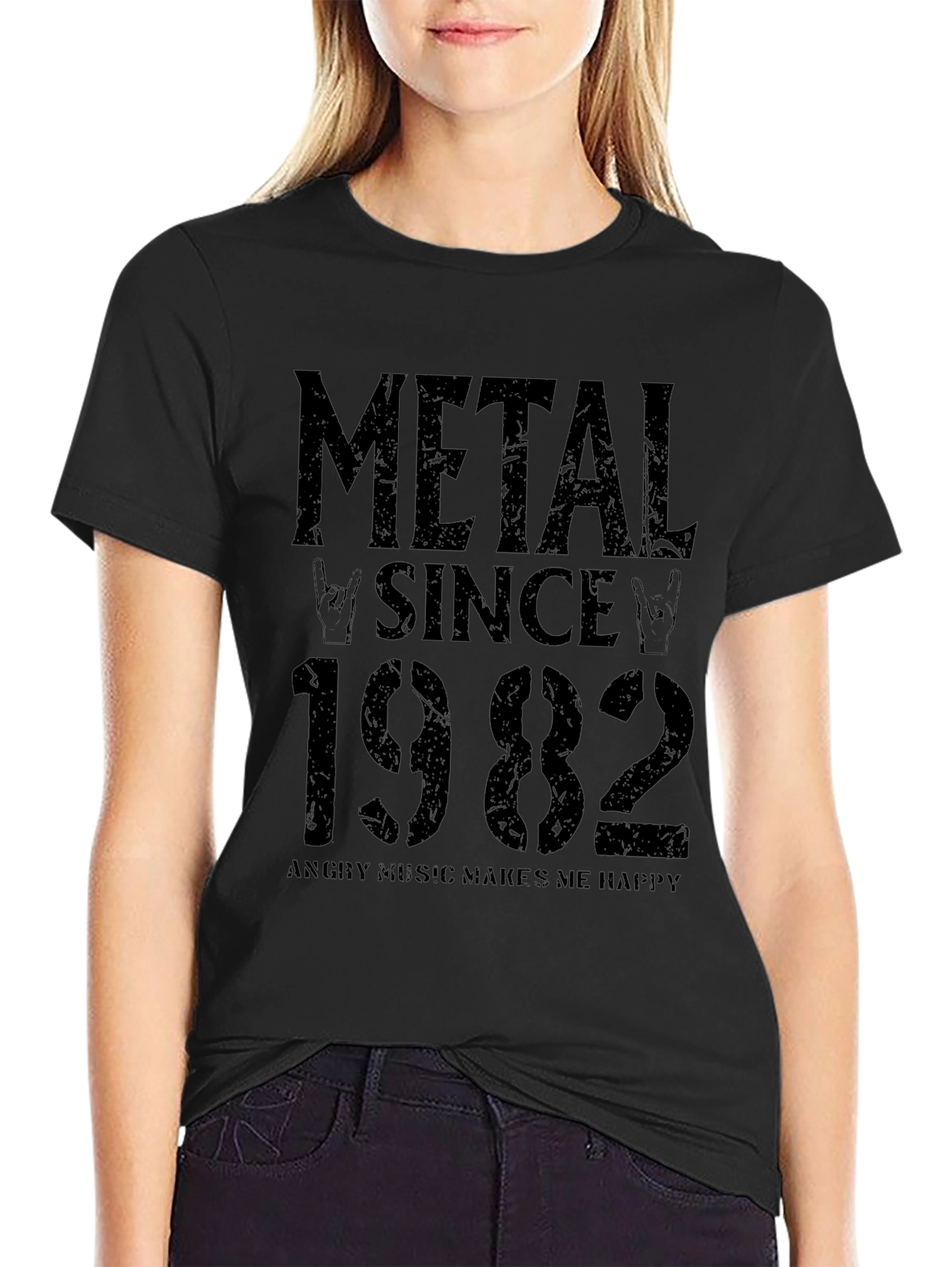 Metal Since 1982 Graphic Tee - Rock Music T-Shirt